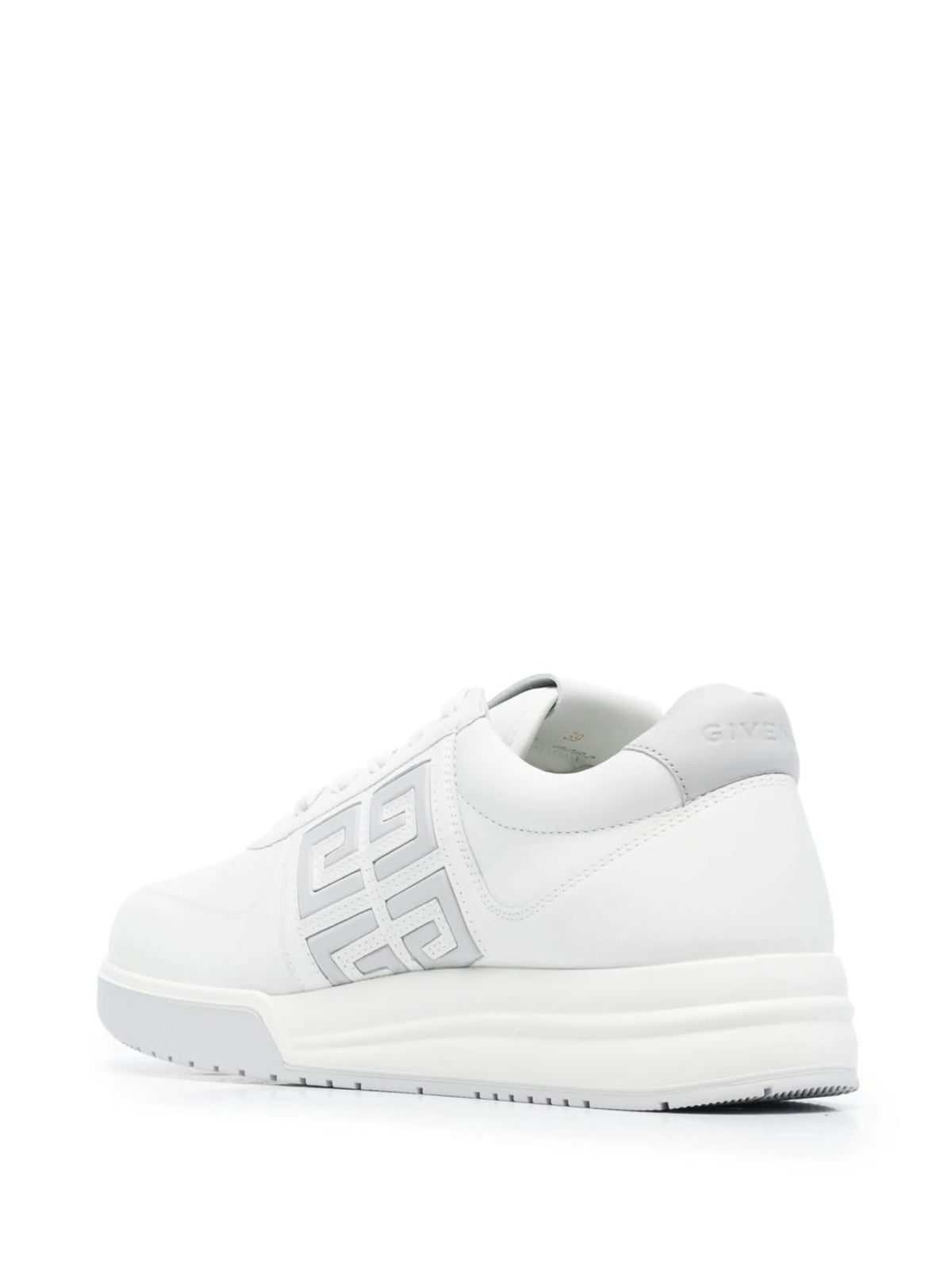 monogram-print lace-up sneakers