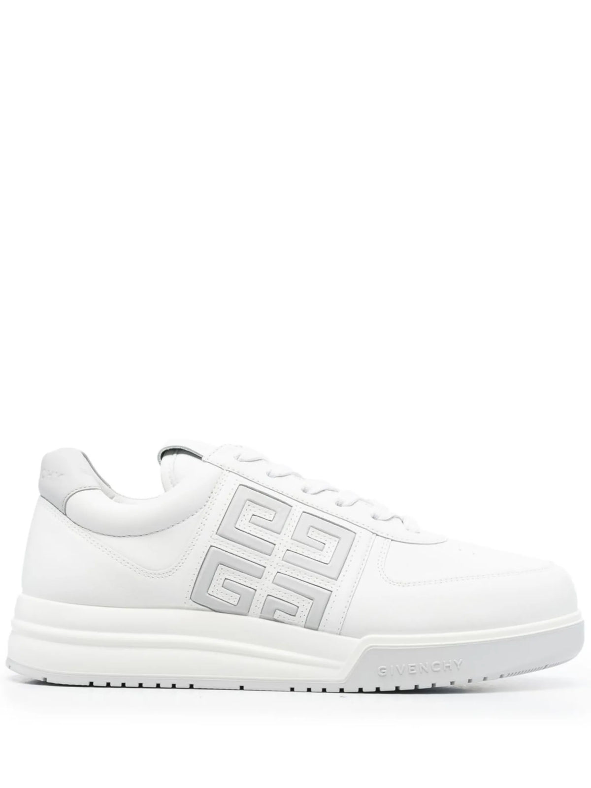 monogram-print lace-up sneakers