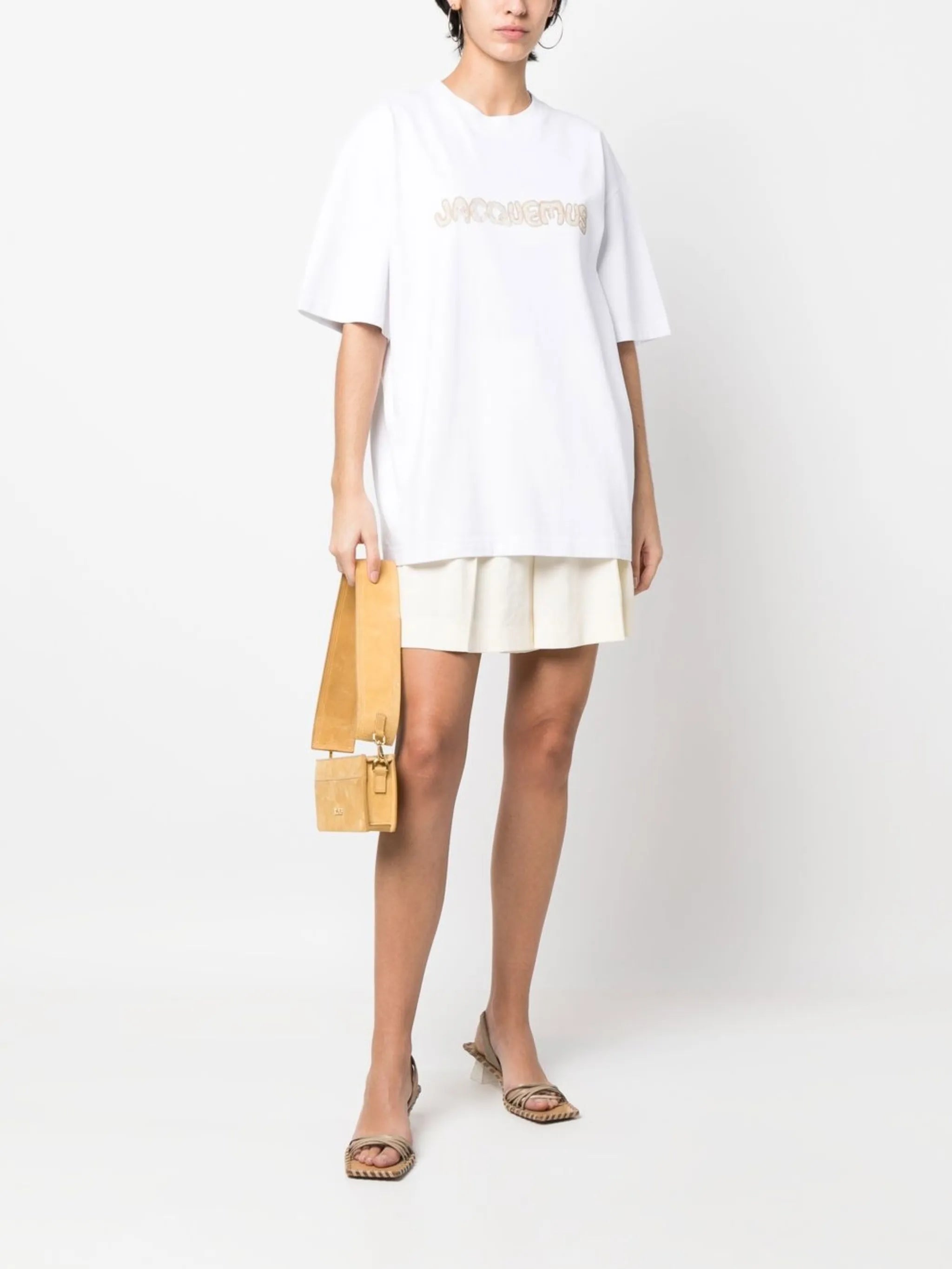 embroidered-logo cotton T-shirt