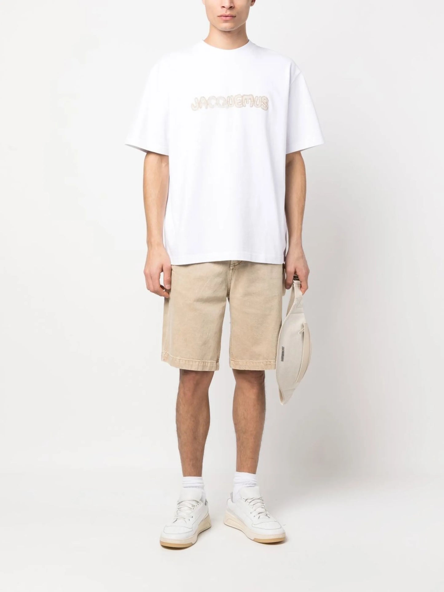 embroidered-logo cotton T-shirt