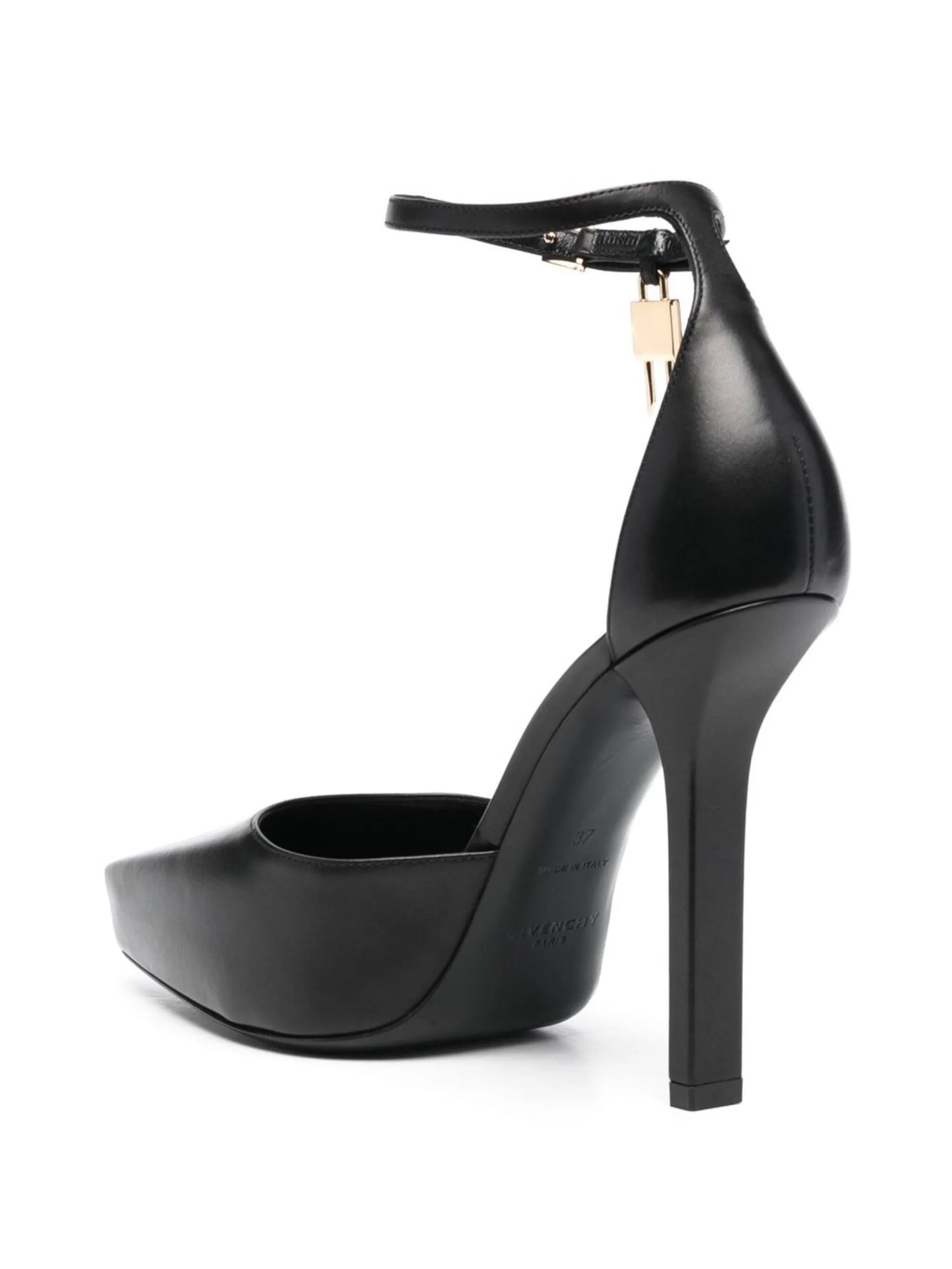 125mm leather pointed pumps