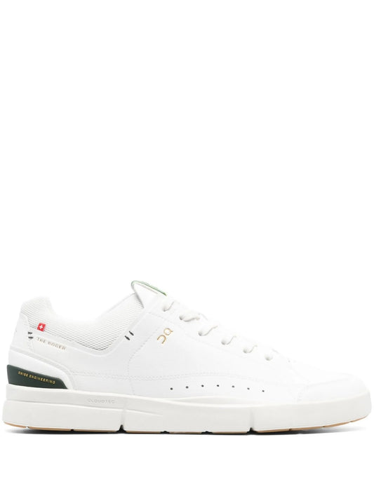 logo-patch lace-up sneakers