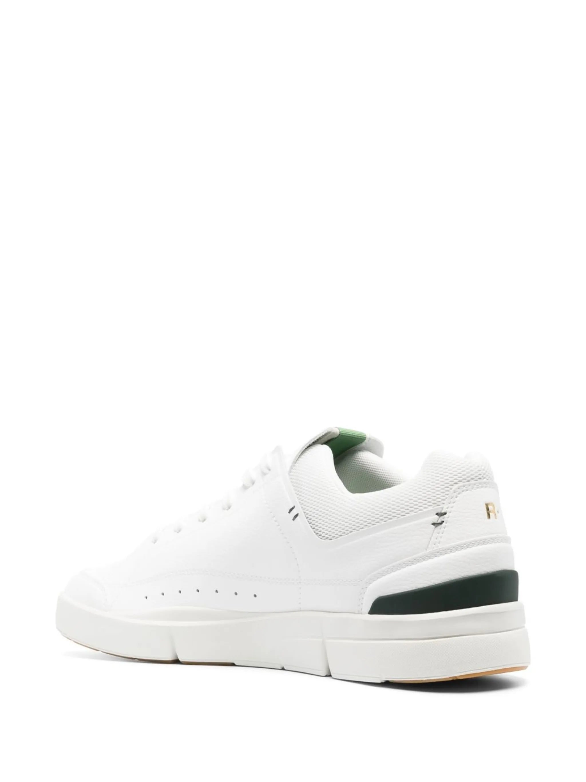 logo-patch lace-up sneakers