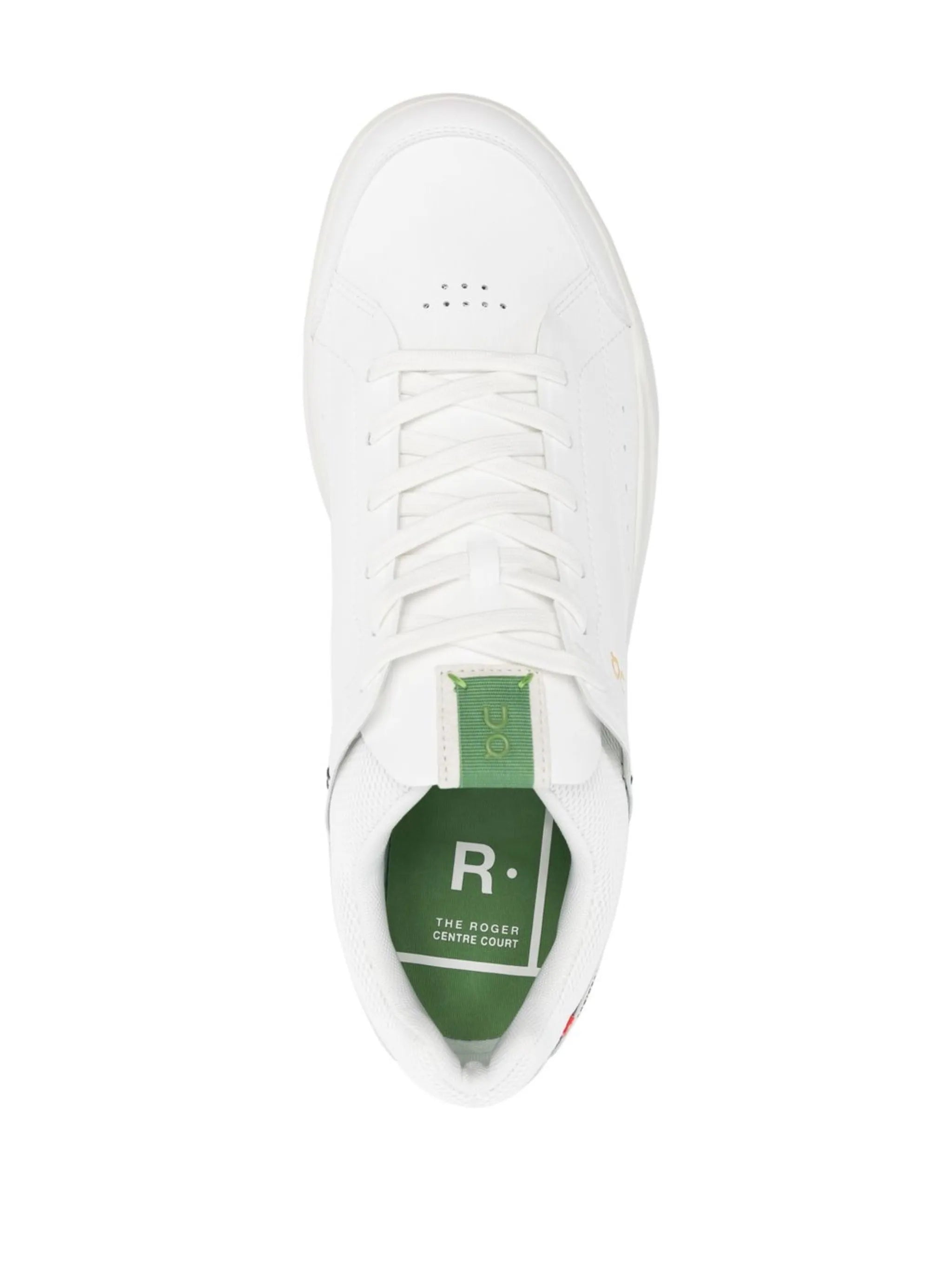 logo-patch lace-up sneakers