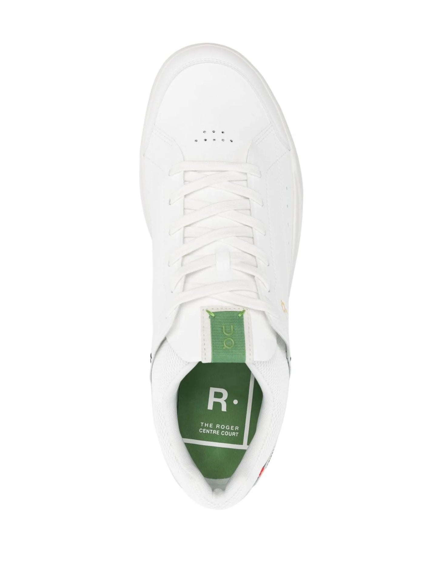 logo-patch lace-up sneakers