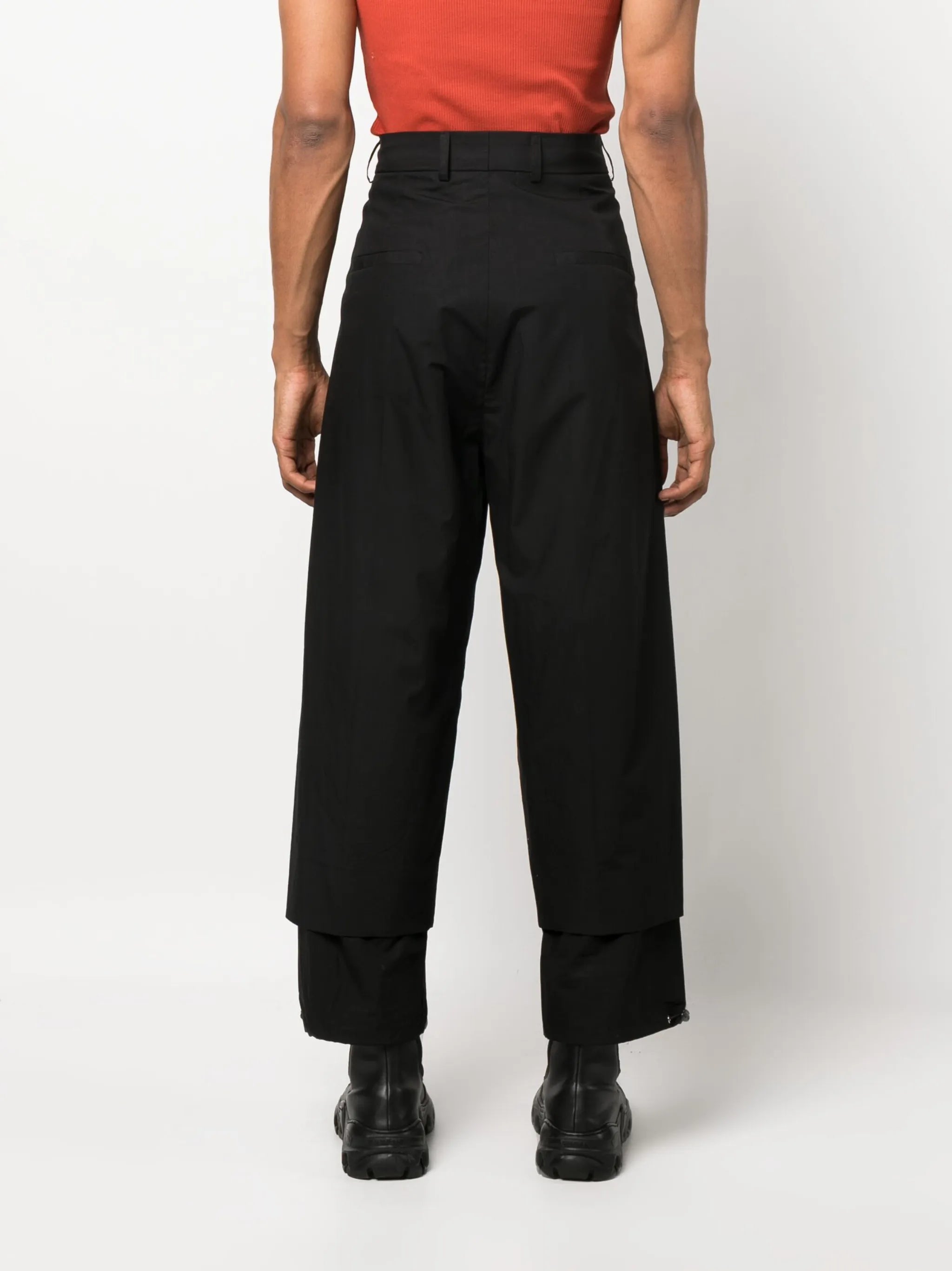 tailored cropped trousers