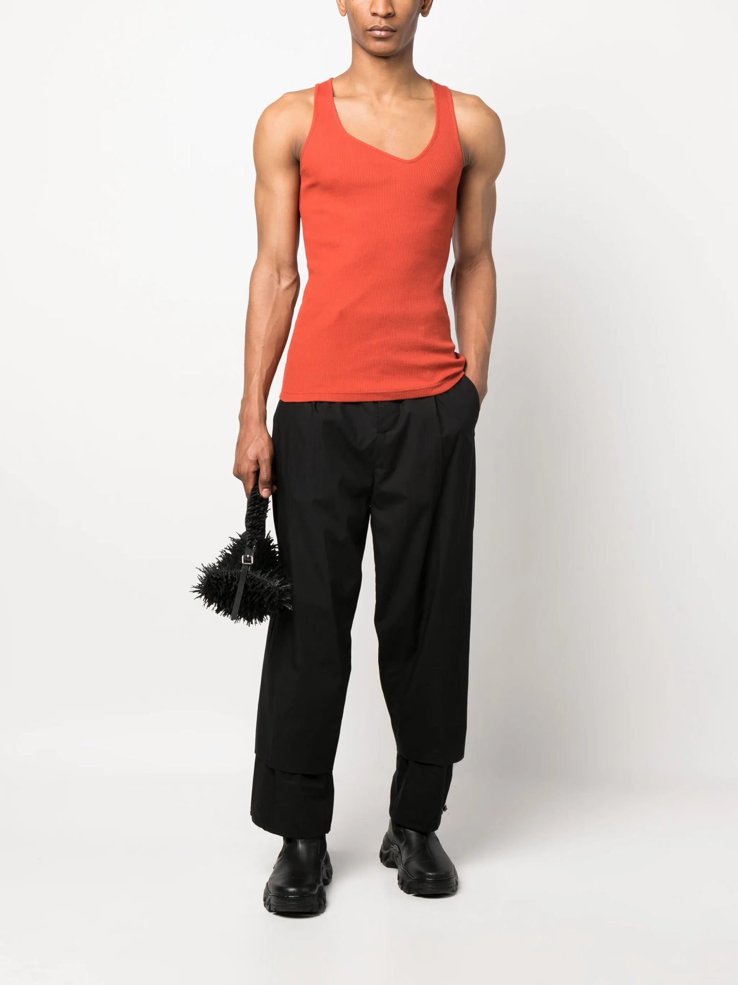 tailored cropped trousers