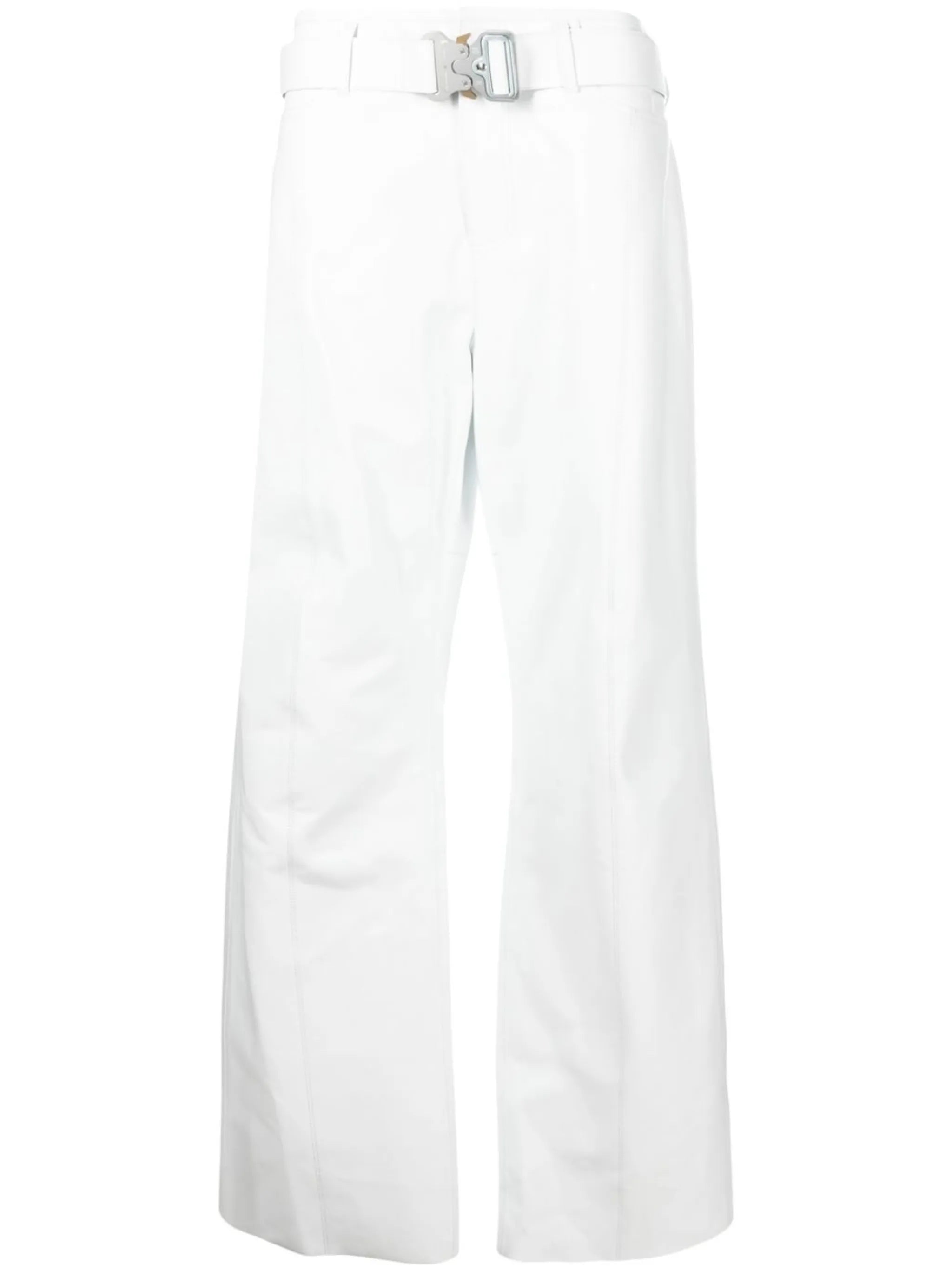 leather belted Citi trousers