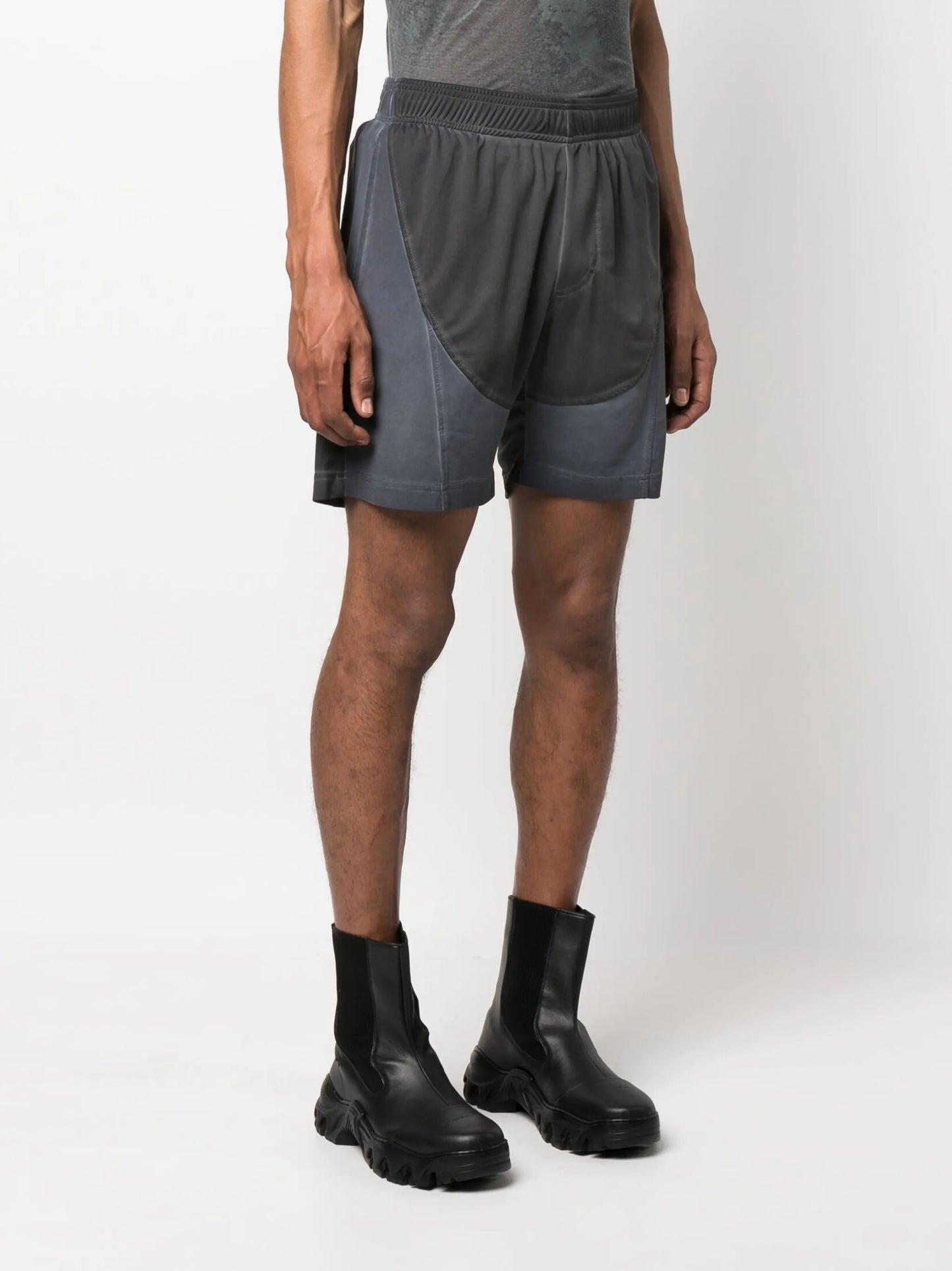 panelled-design track shorts