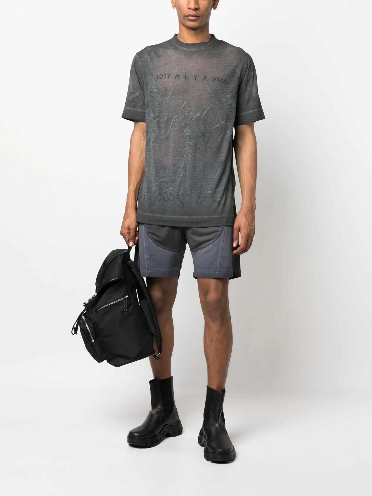 panelled-design track shorts