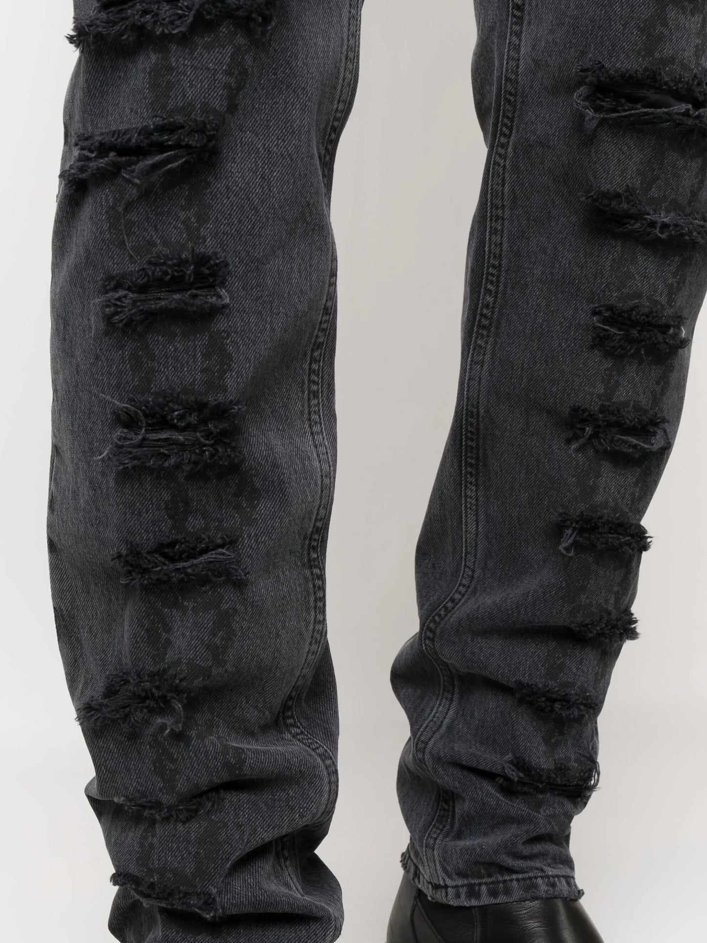distressed-effect skinny jeans