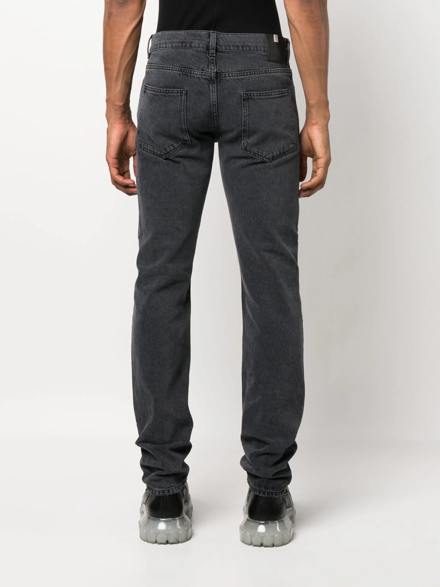 distressed-effect skinny jeans