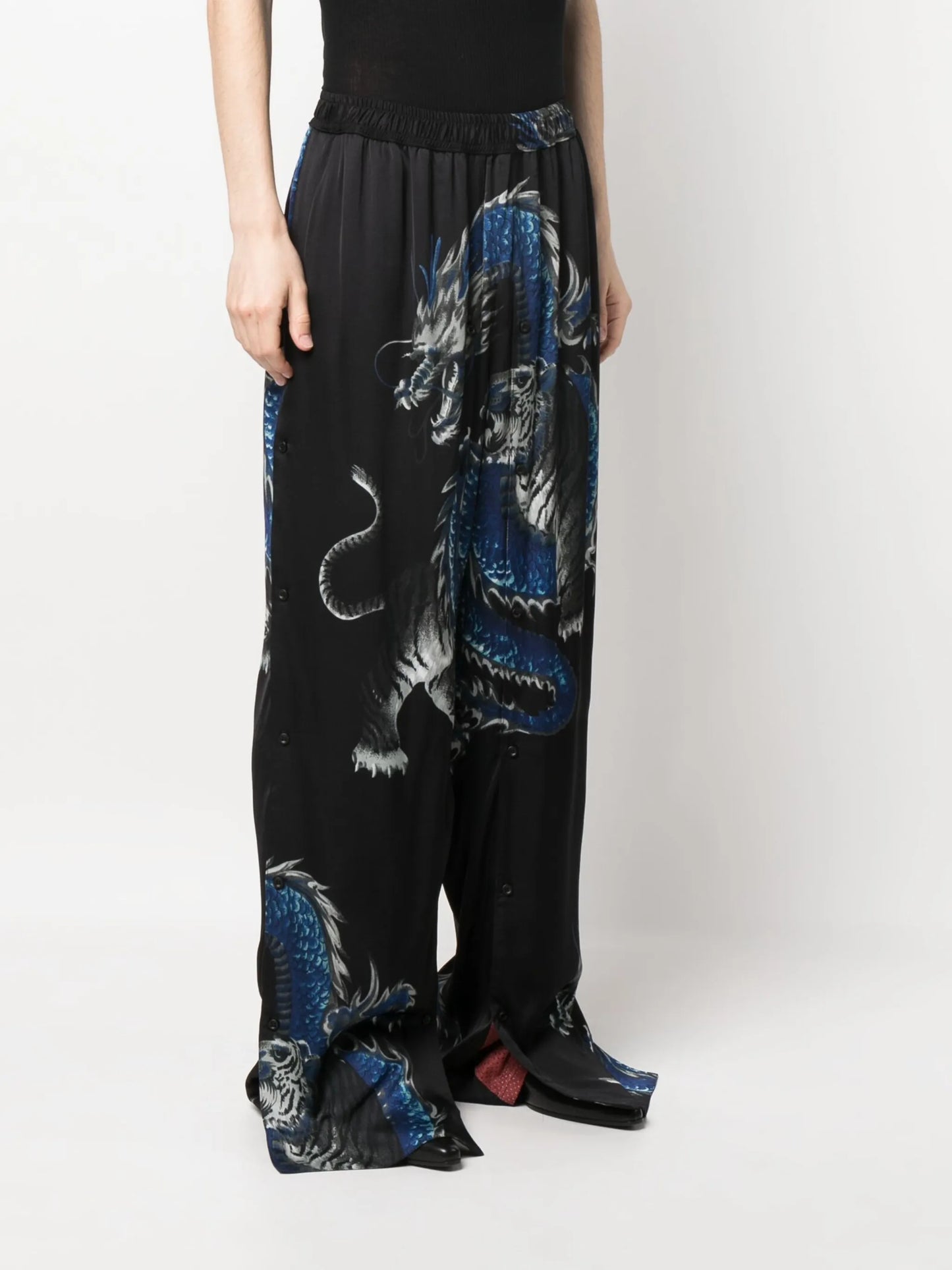 graphic-print track pants