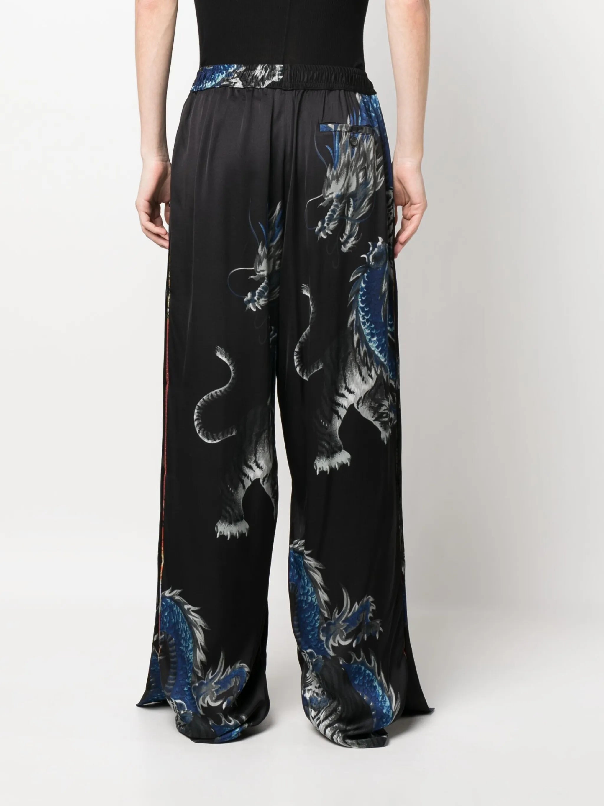 graphic-print track pants