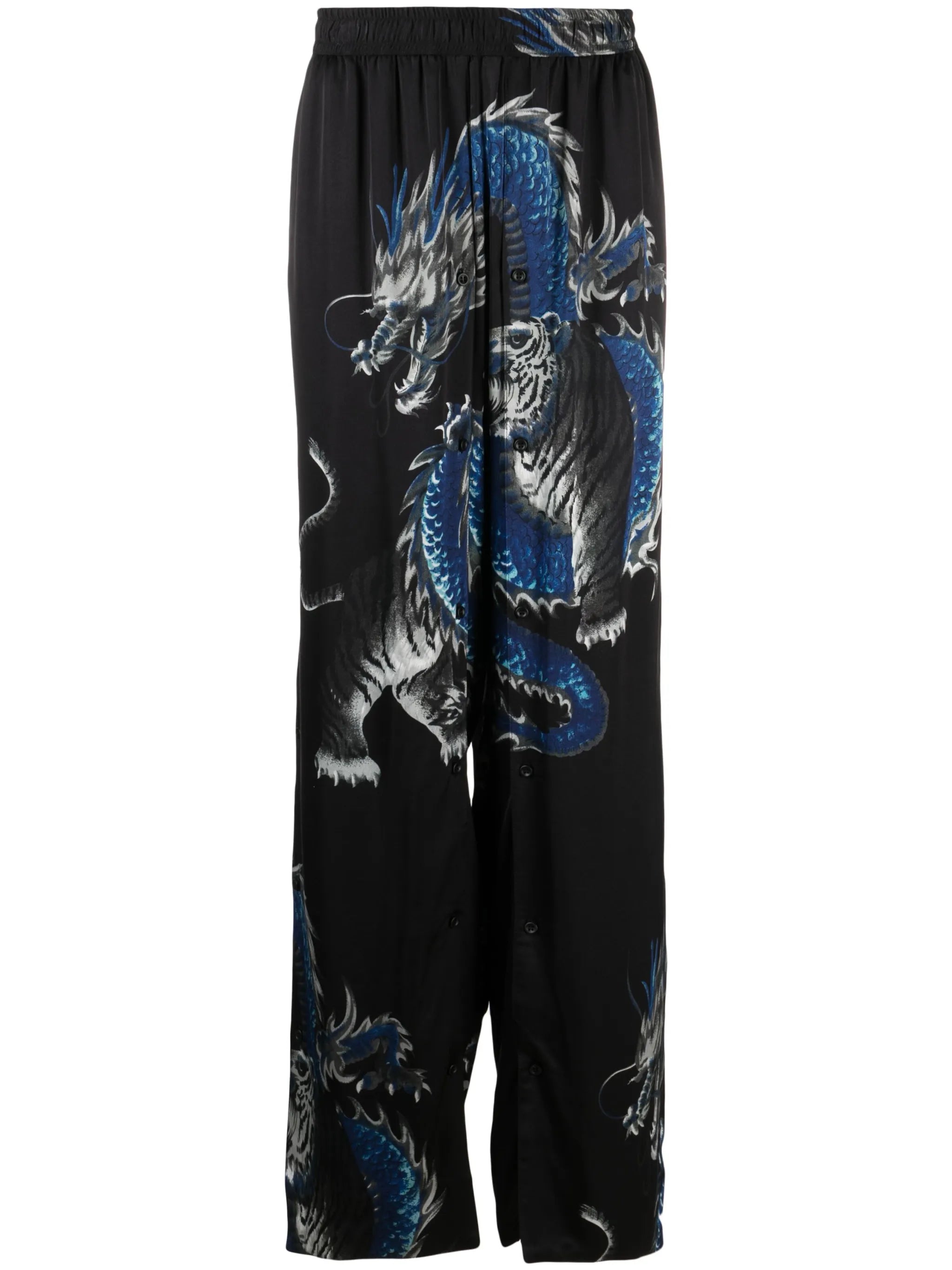 graphic-print track pants