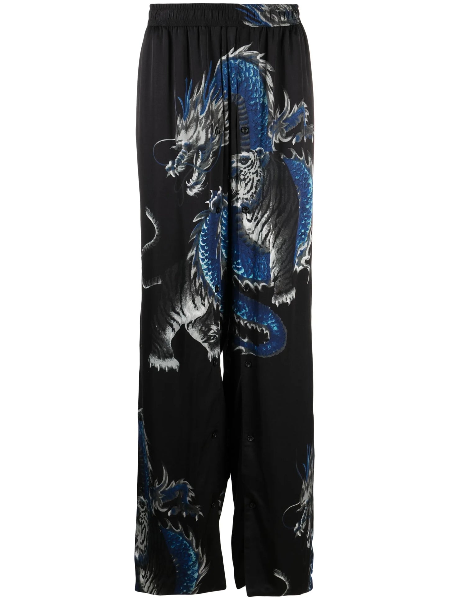 graphic-print track pants