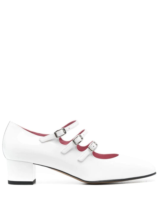 Kina 40mm patent leather pumps