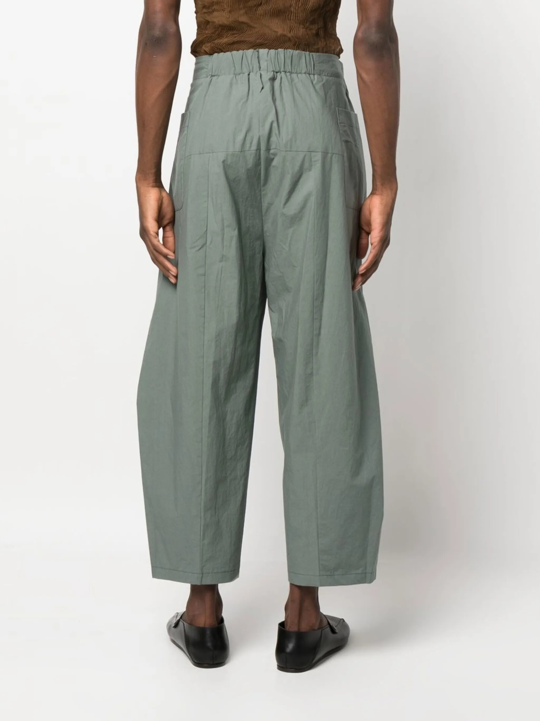 wrap cotton pants