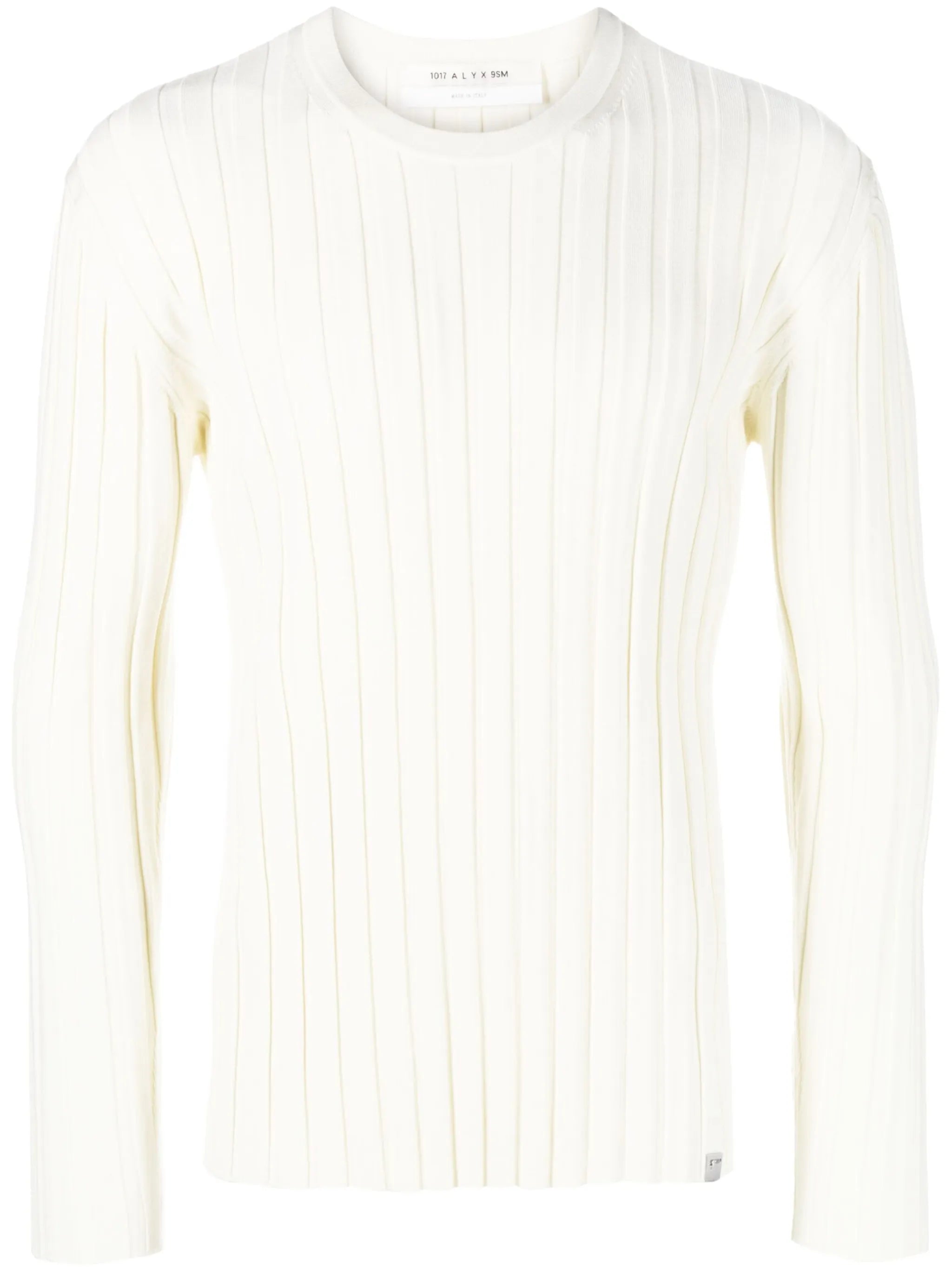 wide ribbed-knit jumper