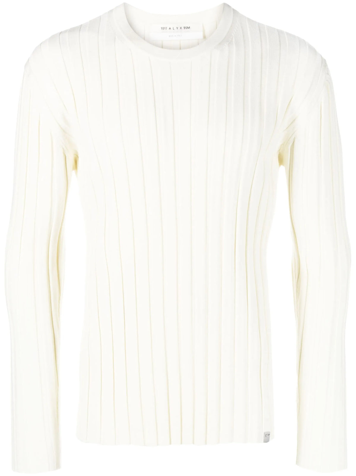 wide ribbed knit jumper