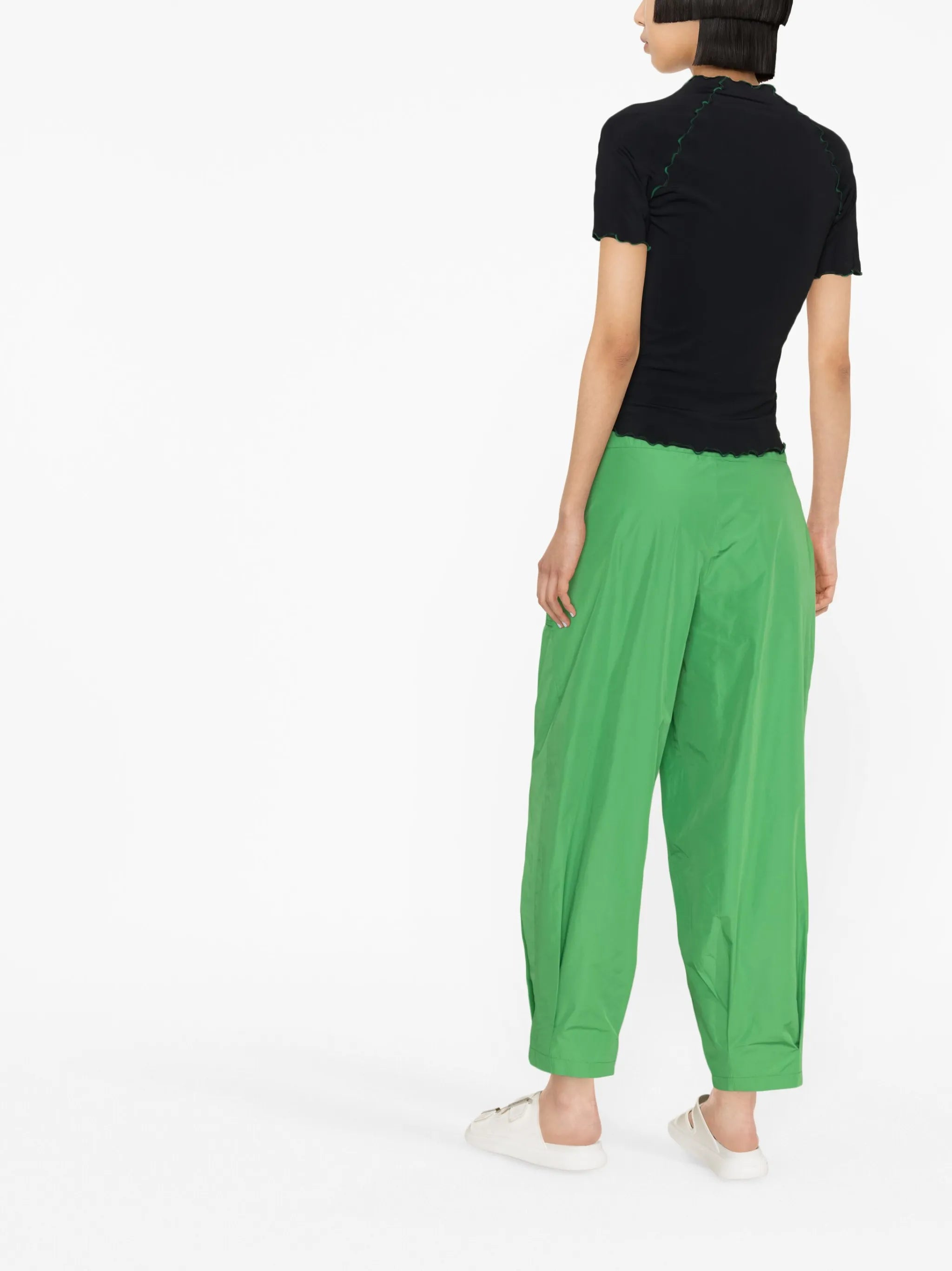 ruffle short-sleeve top