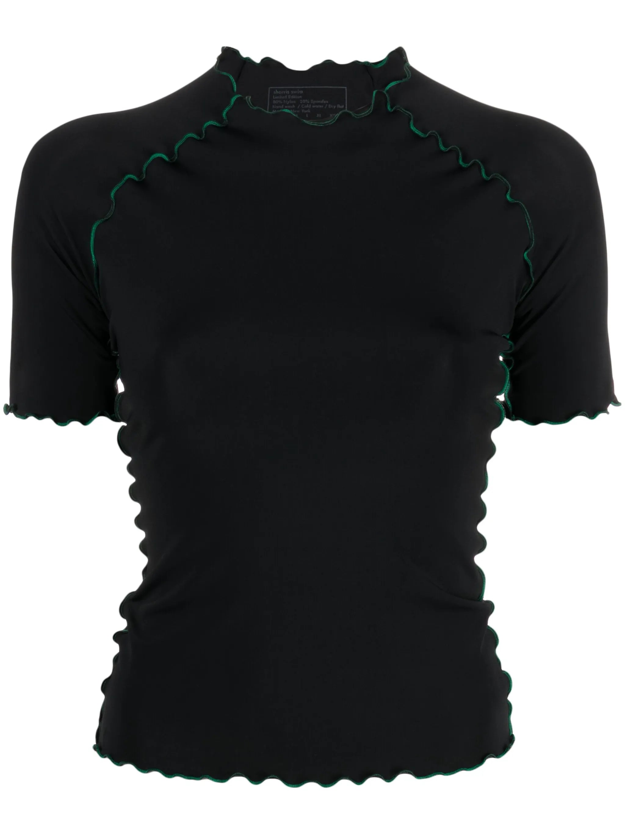 ruffle short-sleeve top