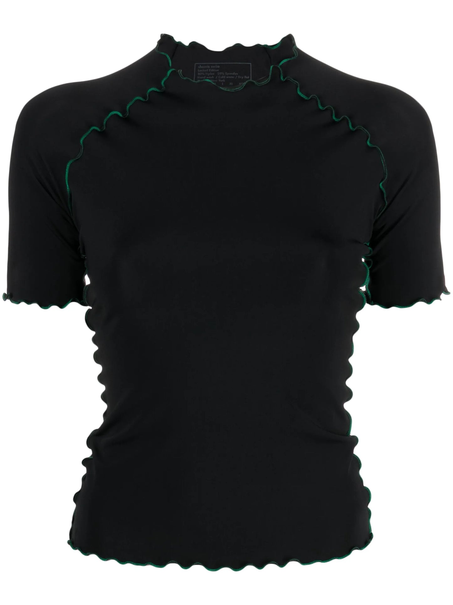 ruffle short-sleeve top
