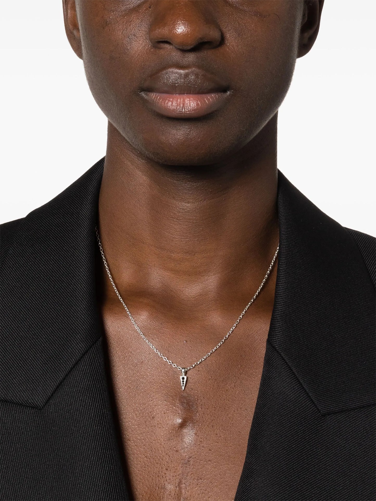 sterling silver Tiny Poison Arrow necklace