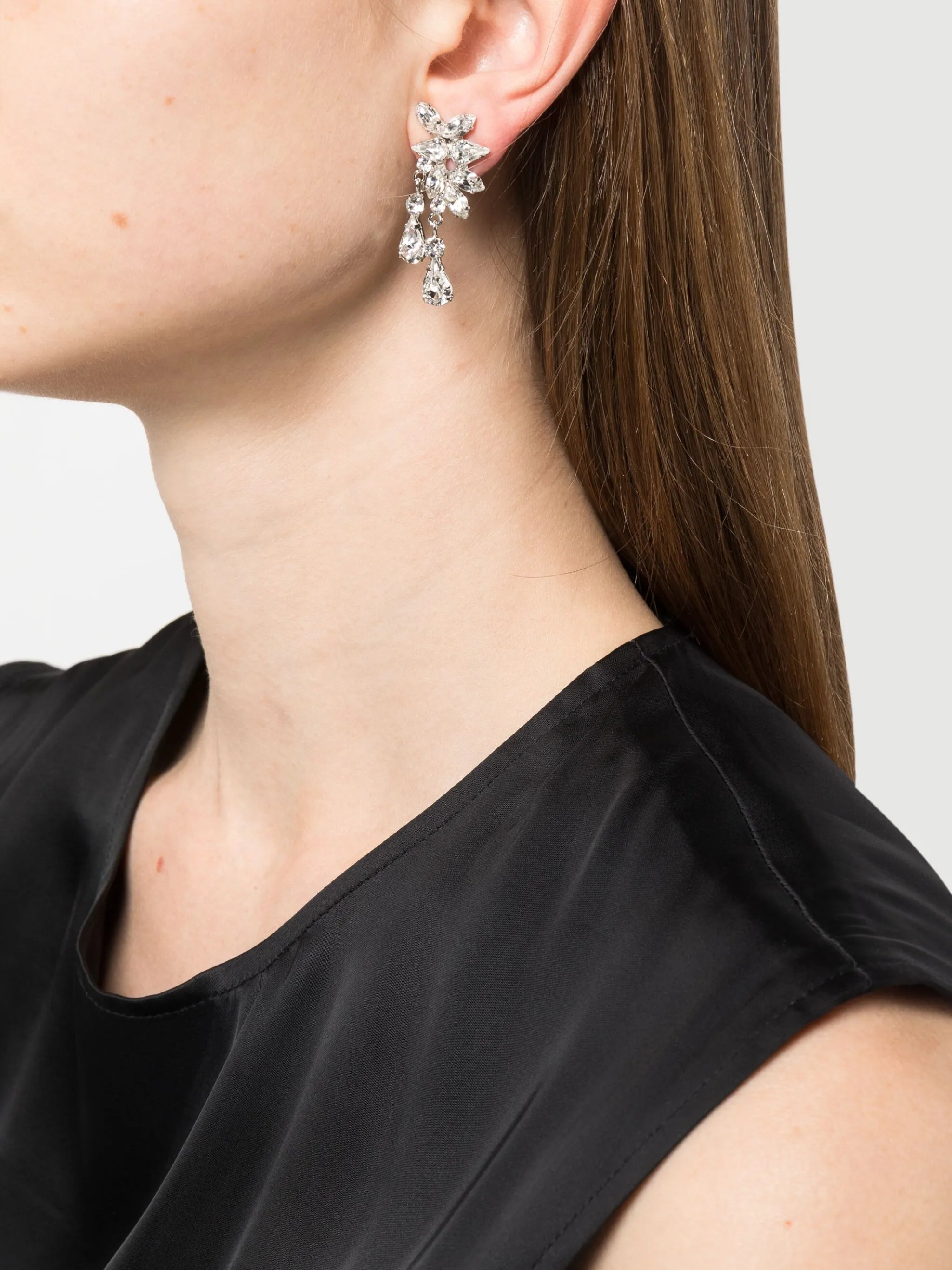 crystal drop earrings