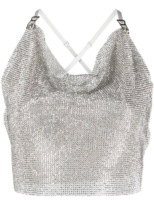 Bambi chainmail crop top