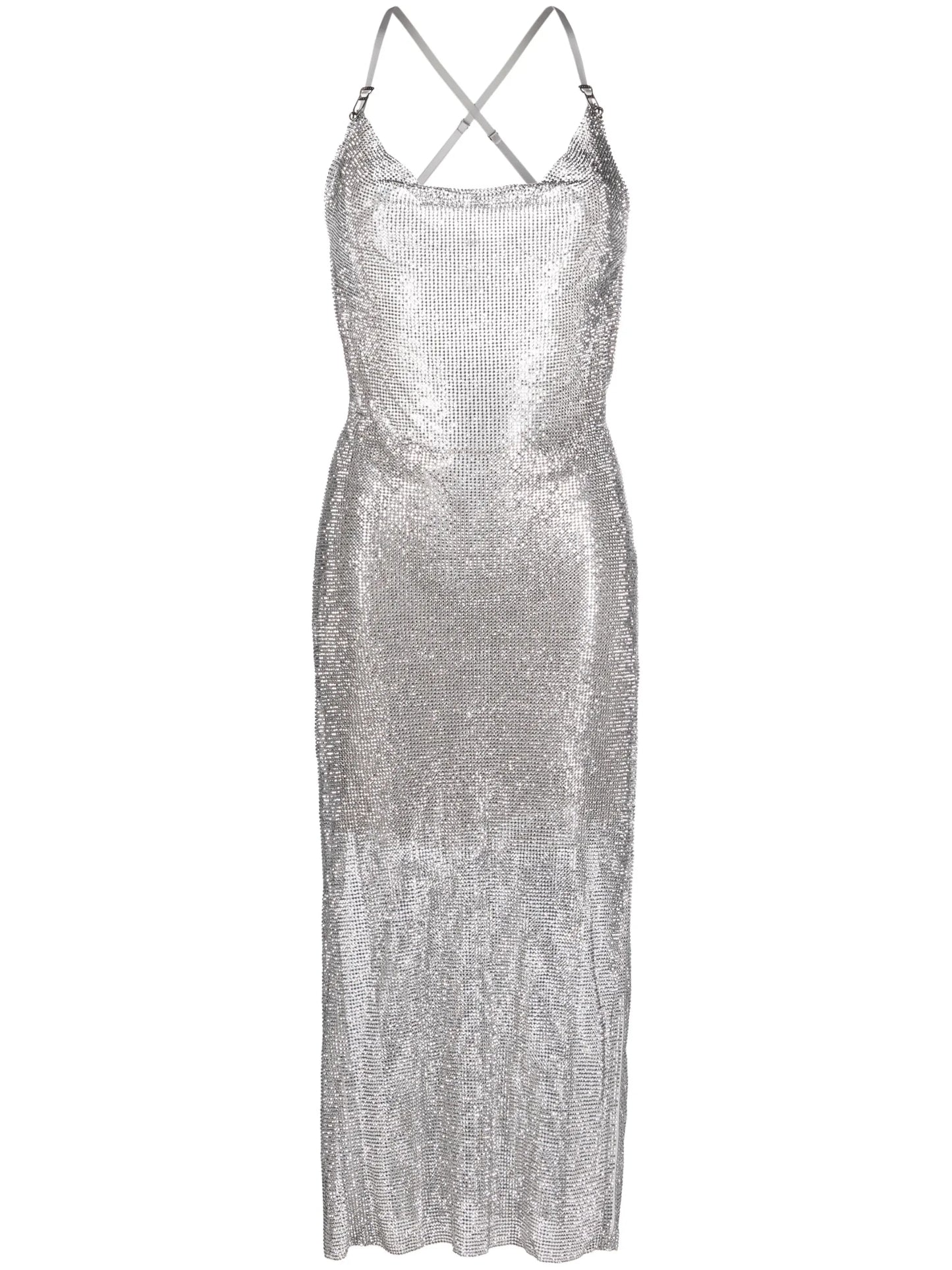 Naomi crystal-embellished midi dress