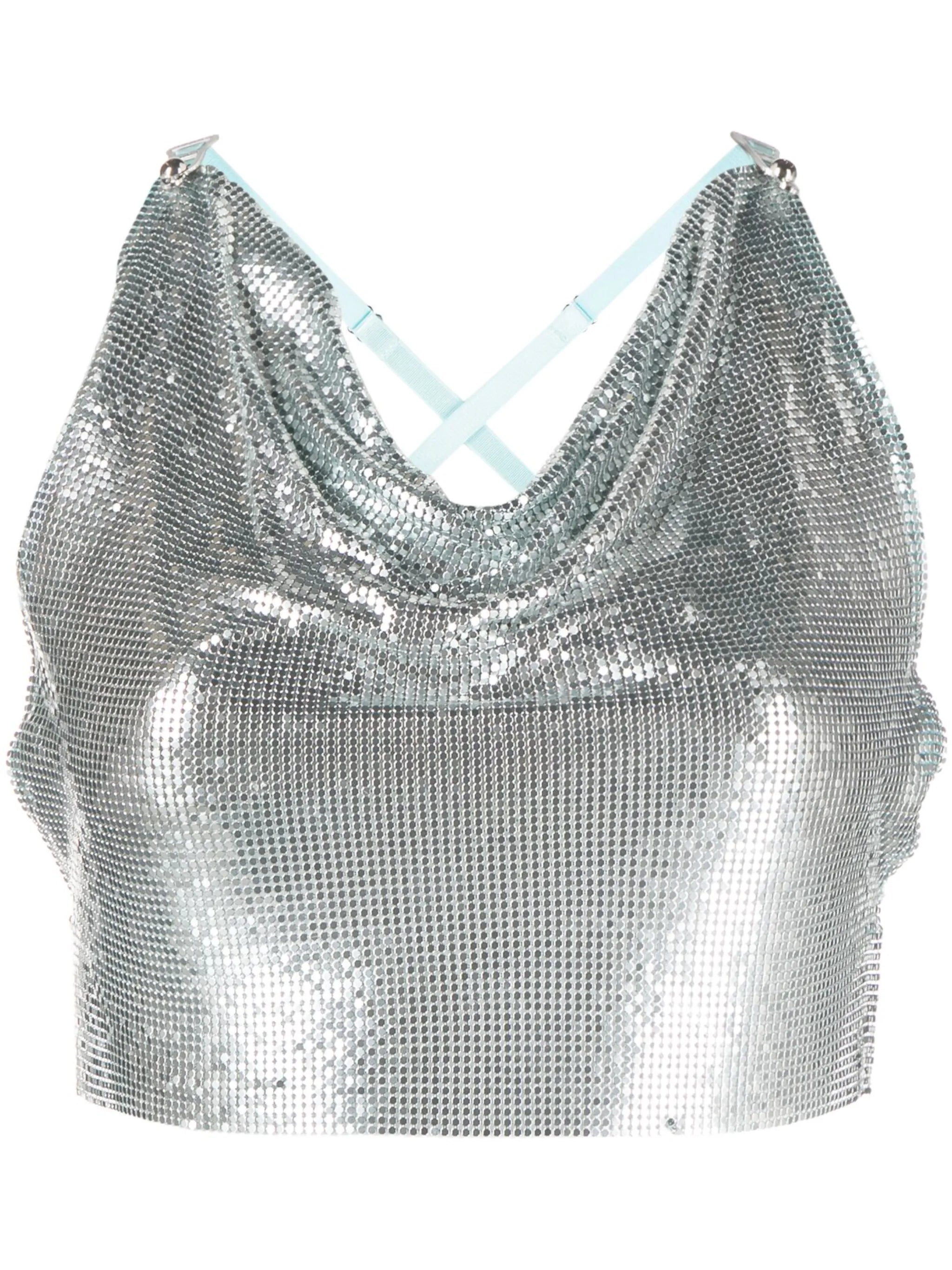Bambi chainmail crop top