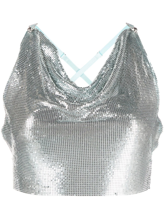 Bambi chainmail crop top