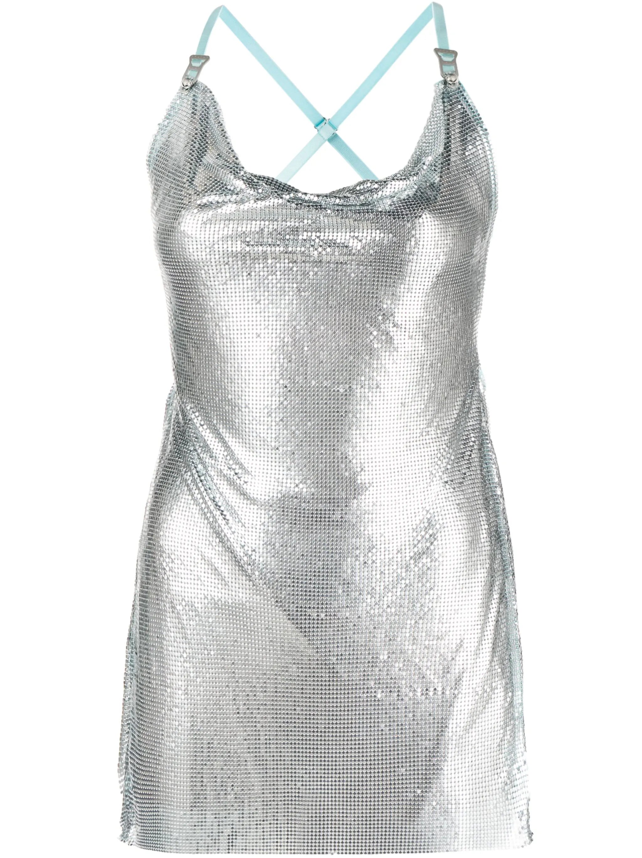Calypso chainmail minidress