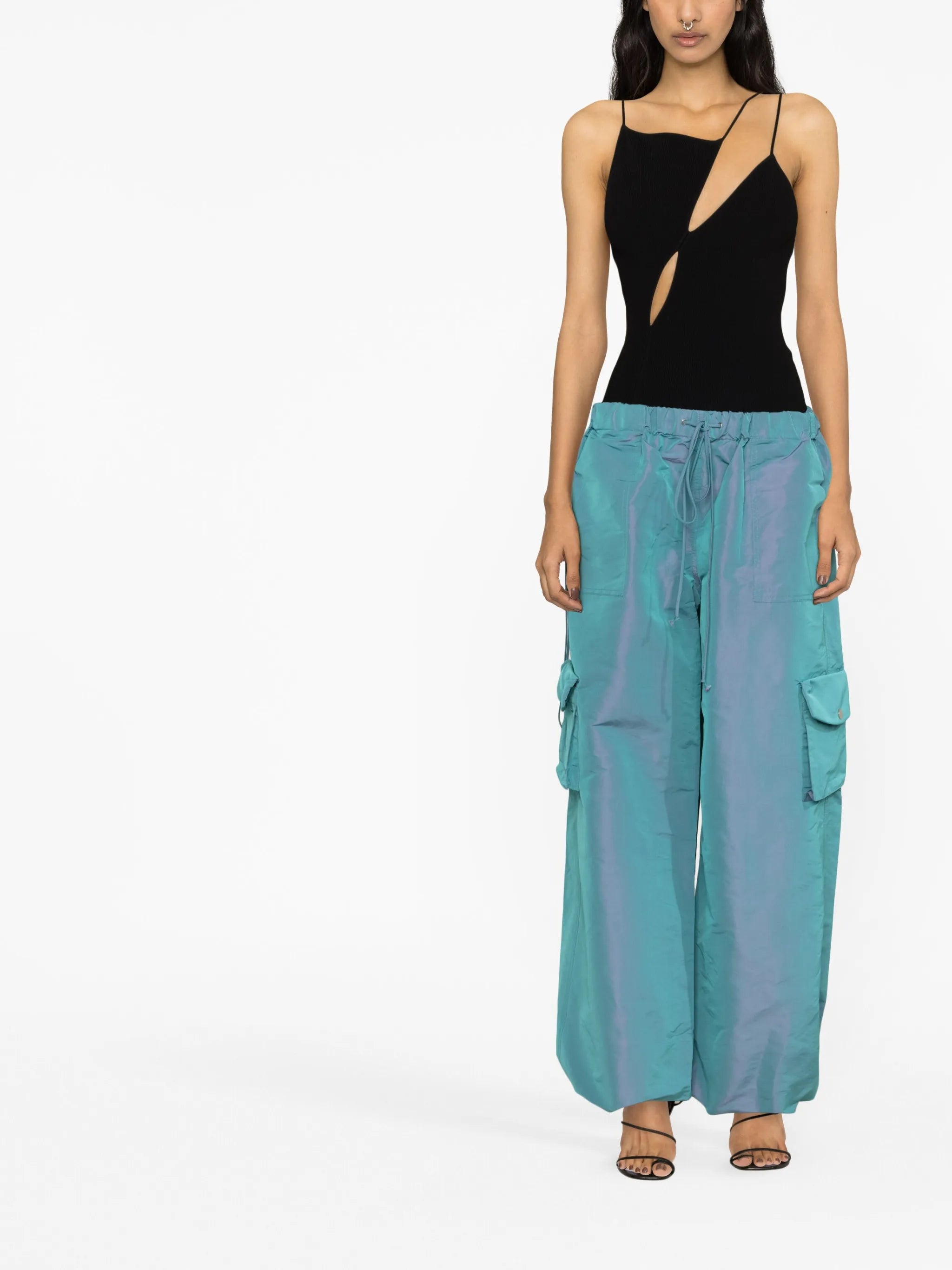 low-rise cargo pants