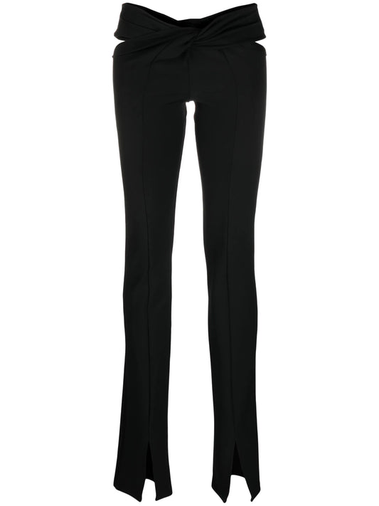 cut-out detail trousers