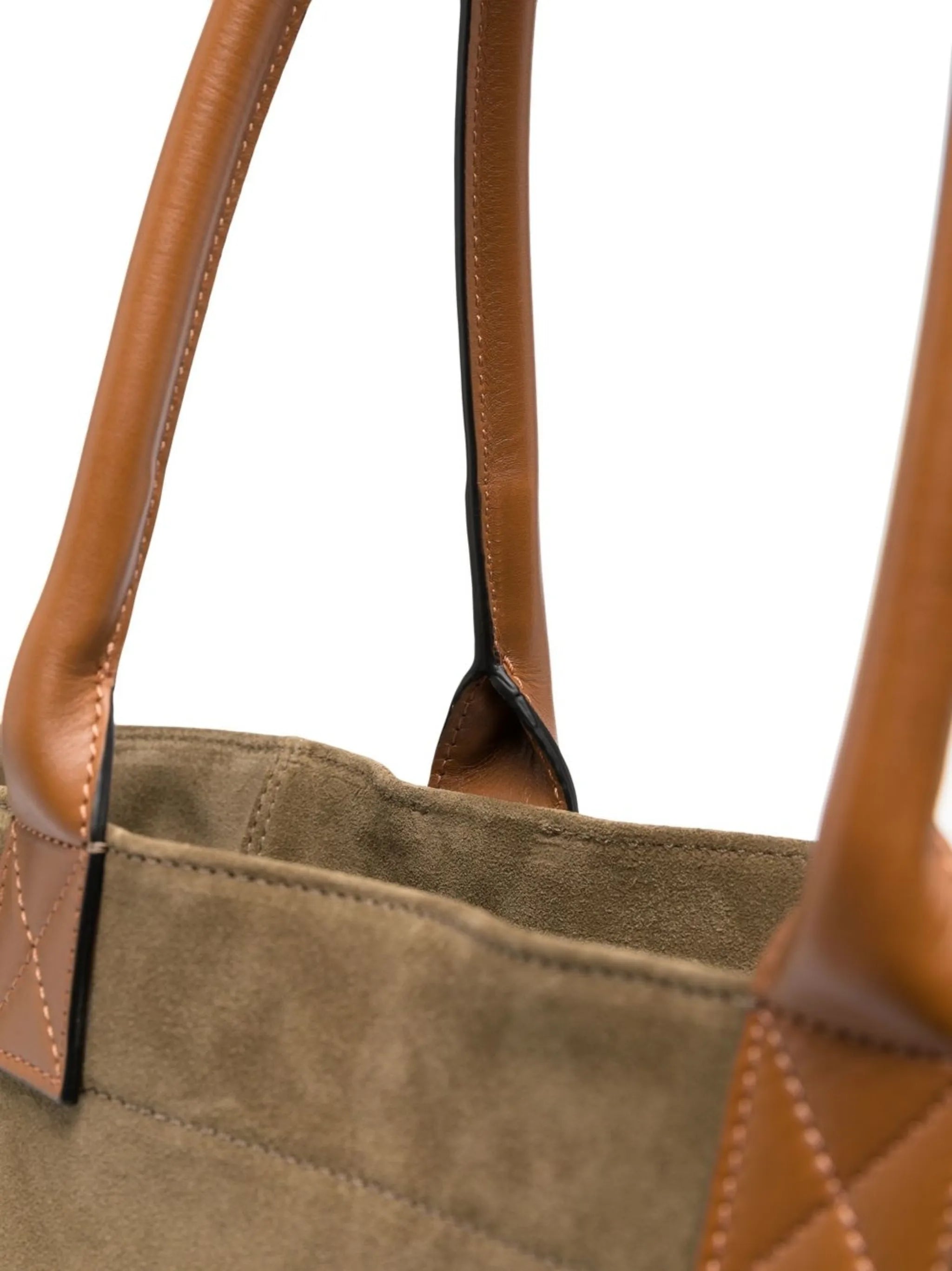 embroidered-logo tote bag