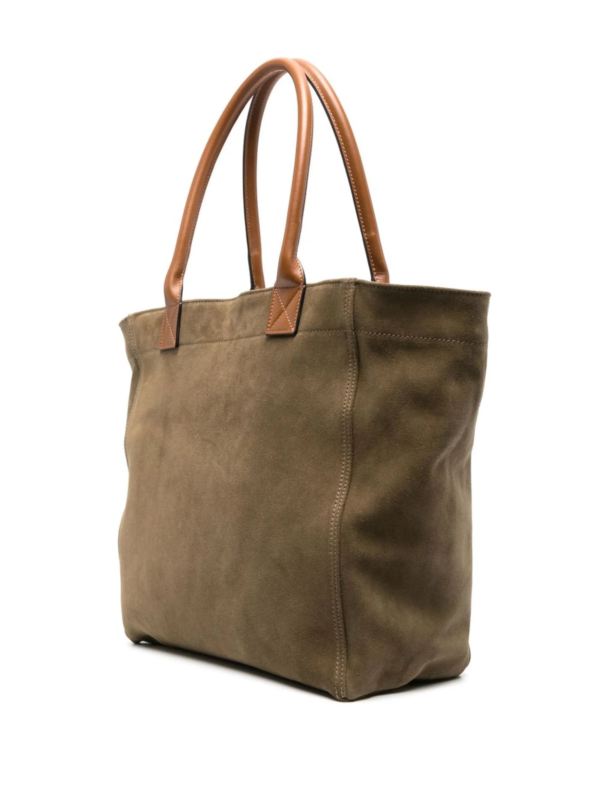 embroidered-logo tote bag