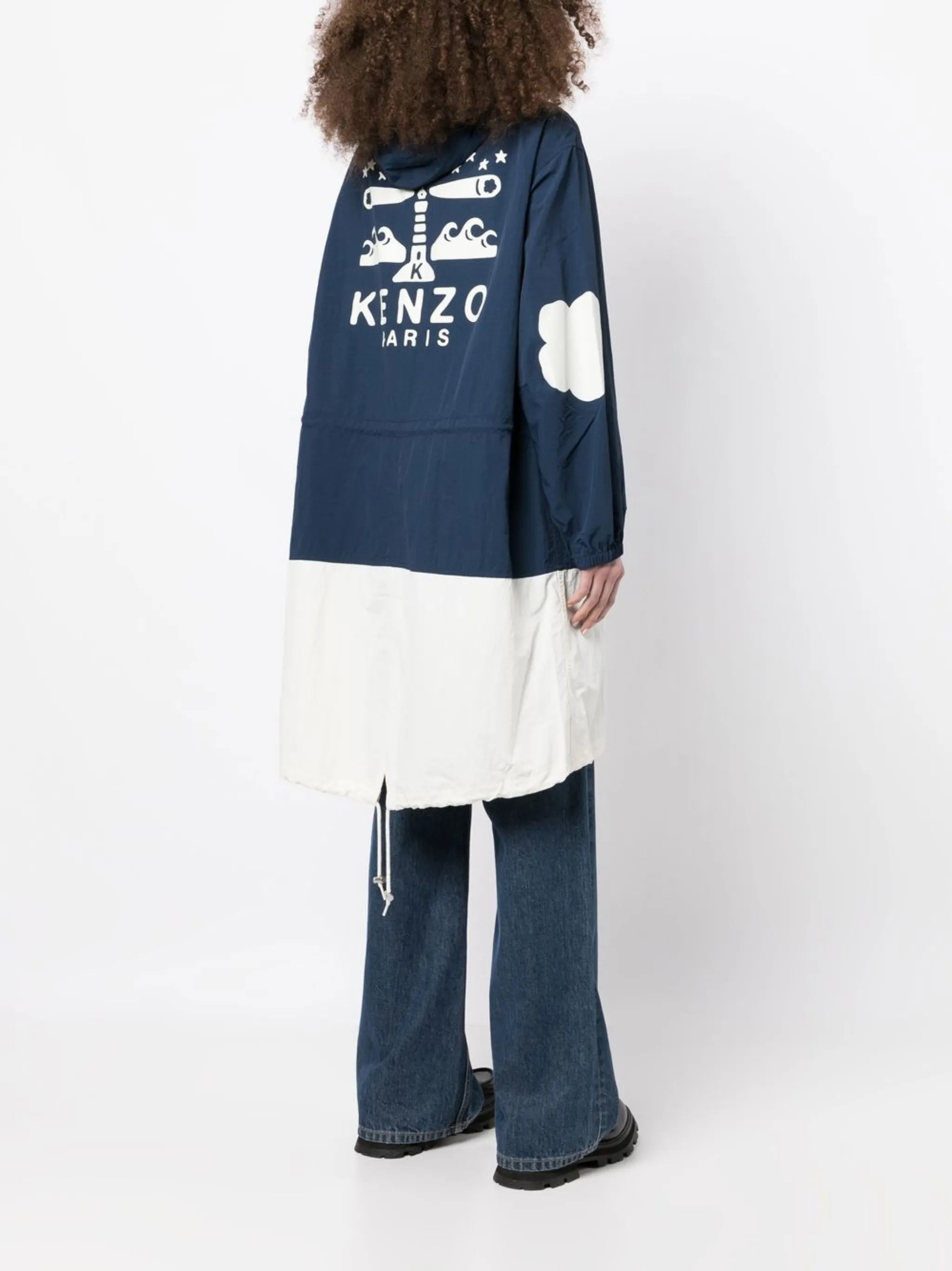 Sailor long windbreaker jacket