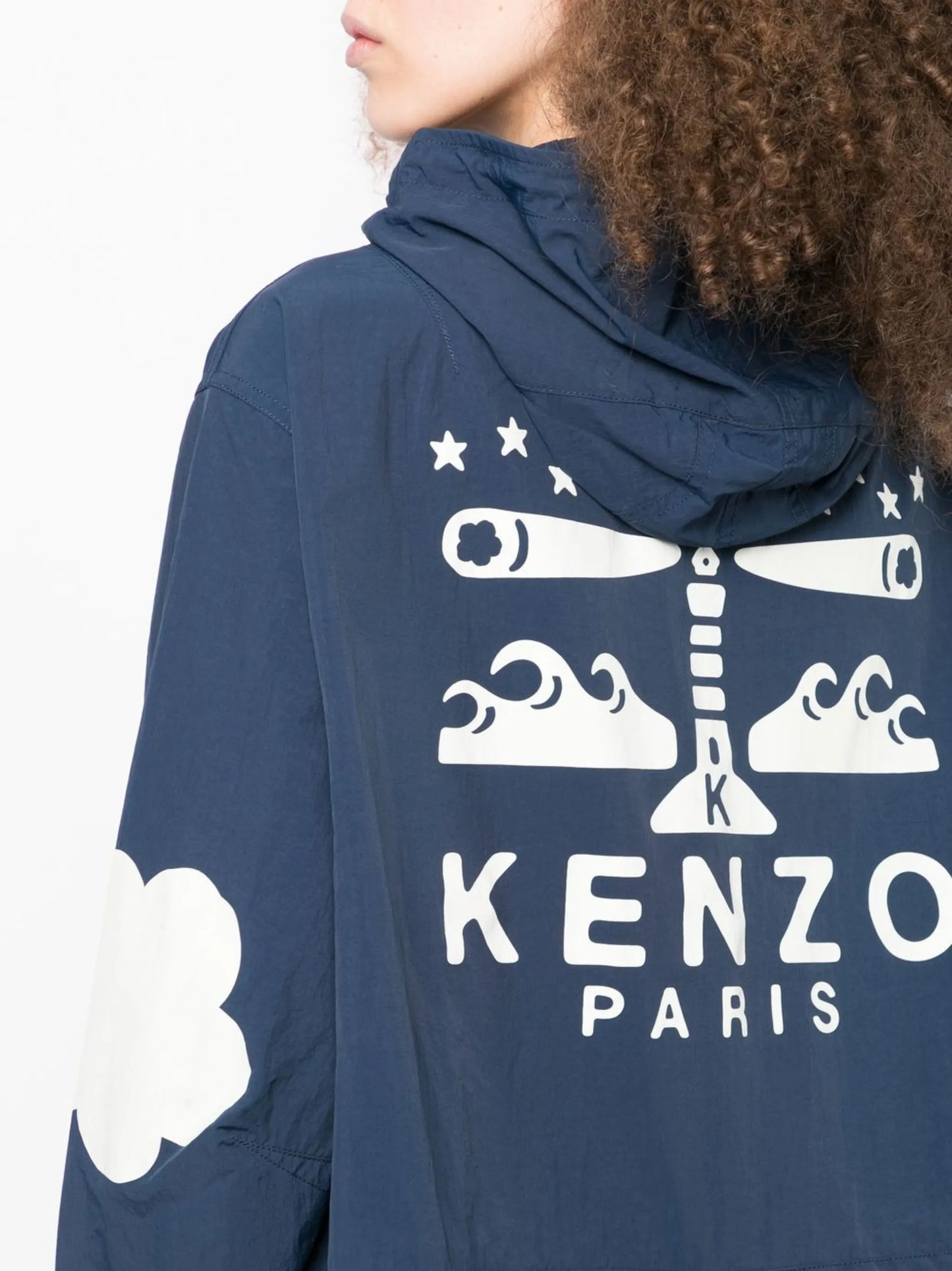Sailor long windbreaker jacket
