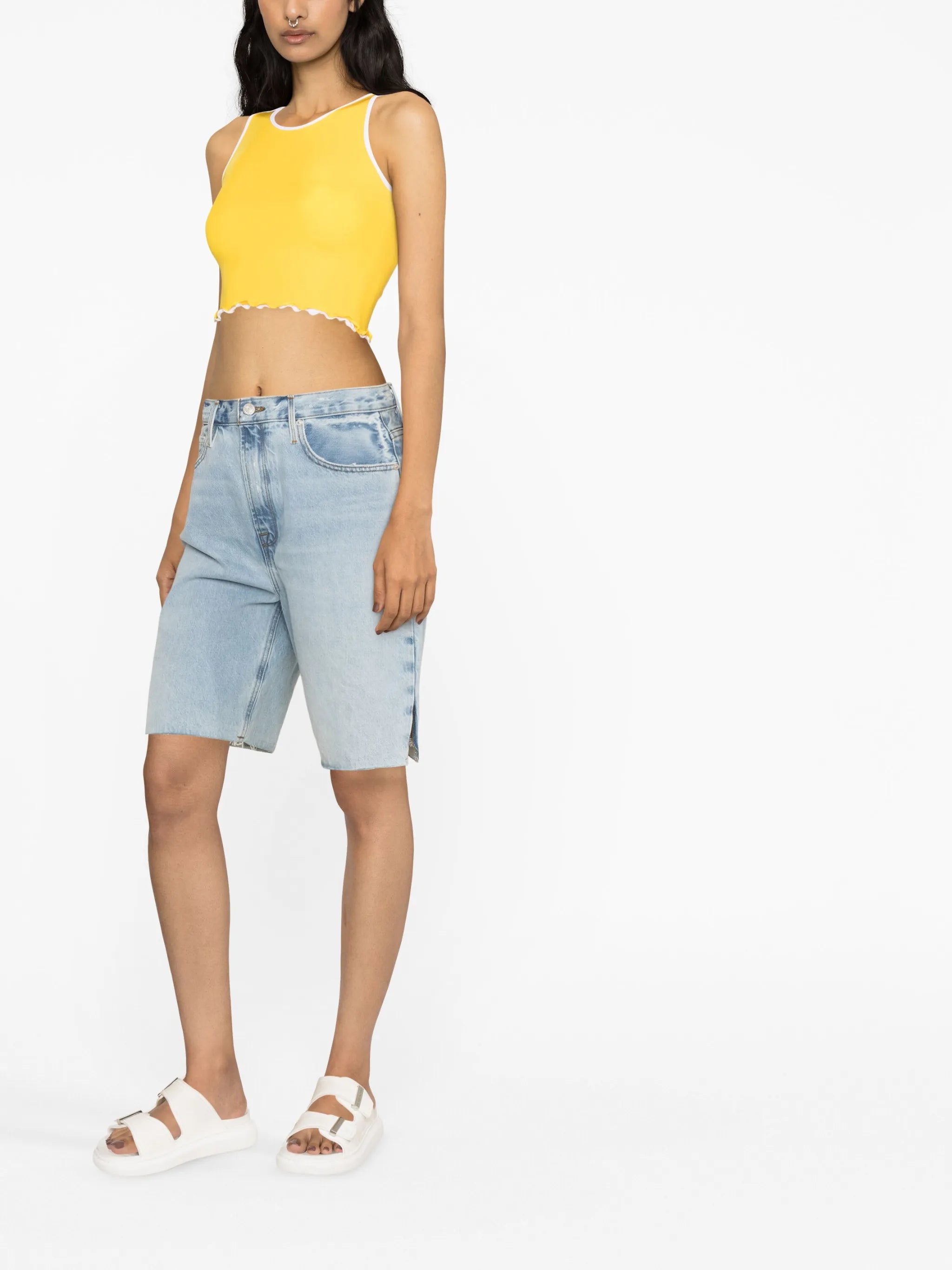 lettuce-trim tank top