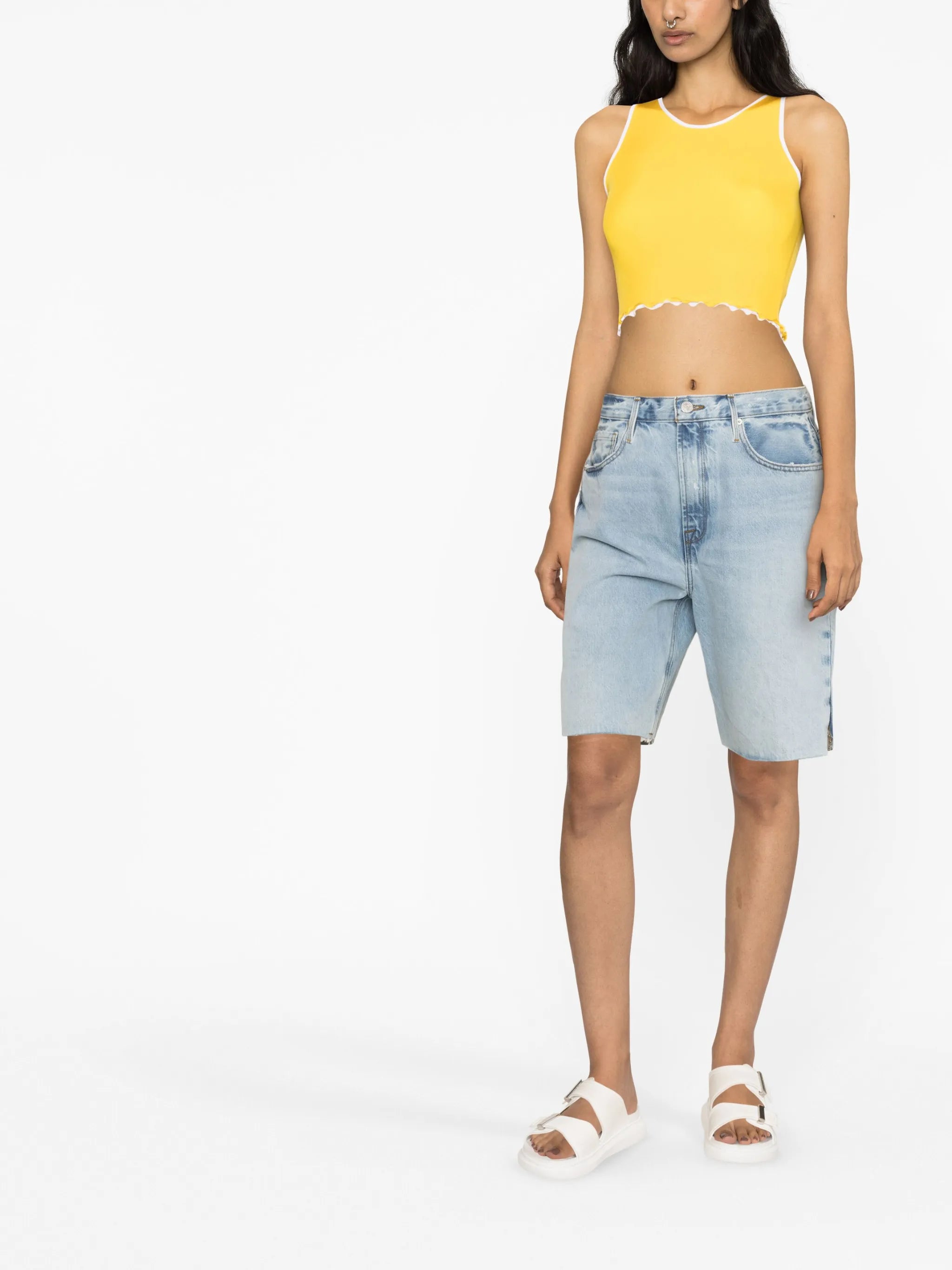 lettuce-trim tank top