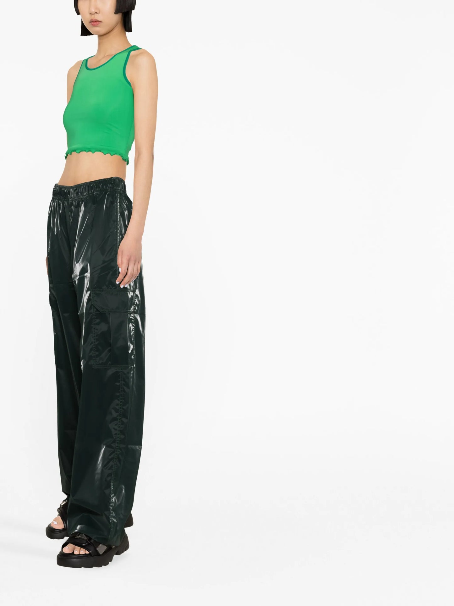 Sherris lettuce-trim tank top