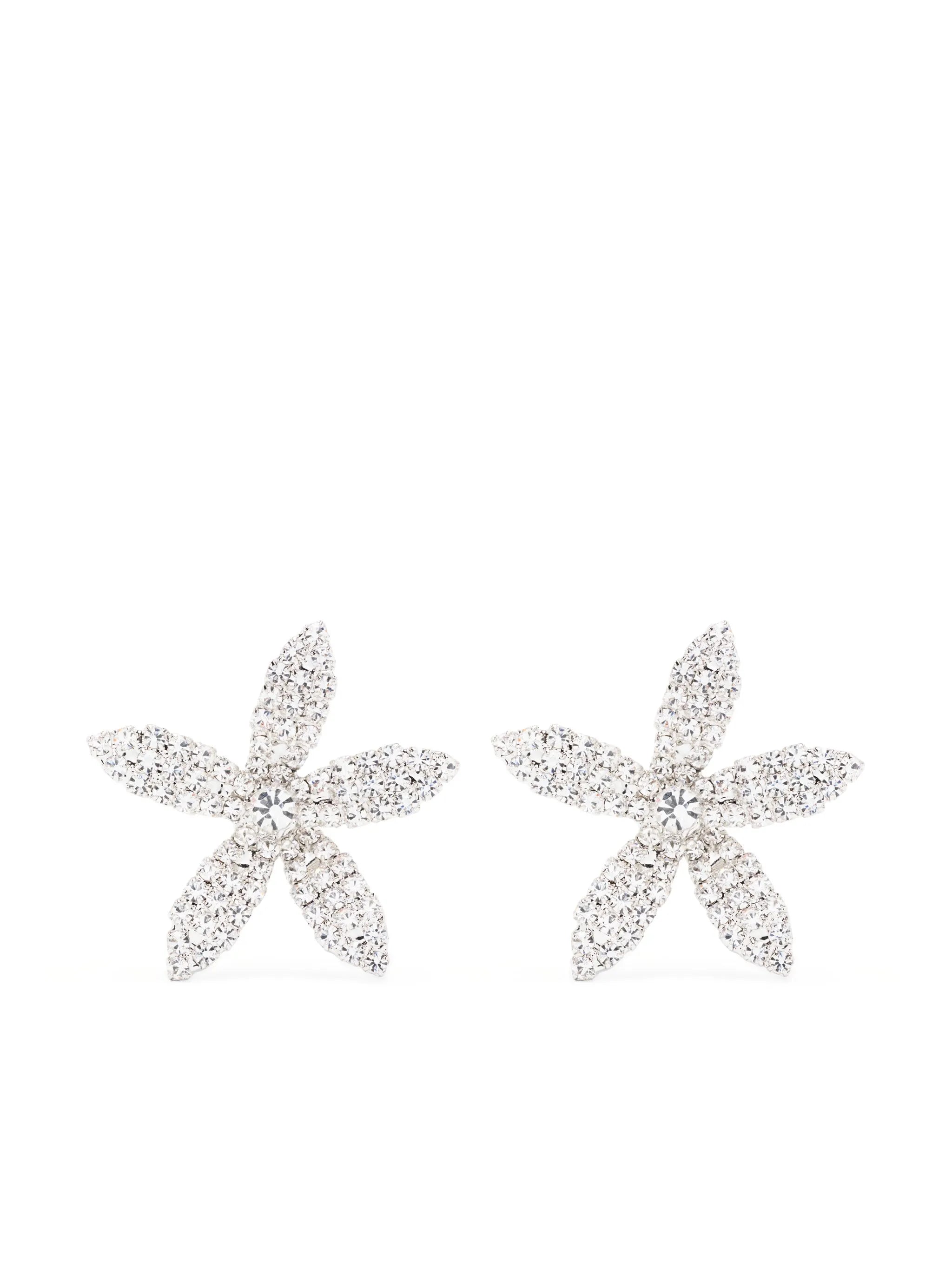 Elena crystal-embellished earrings