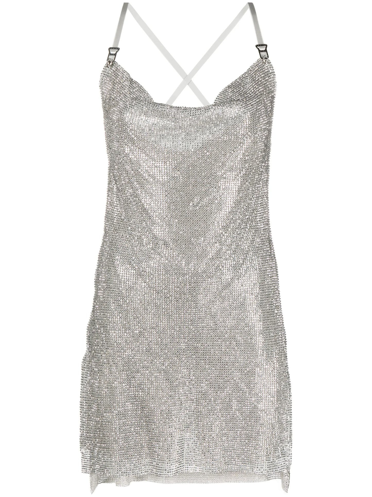 Adrianne chainlink minidress