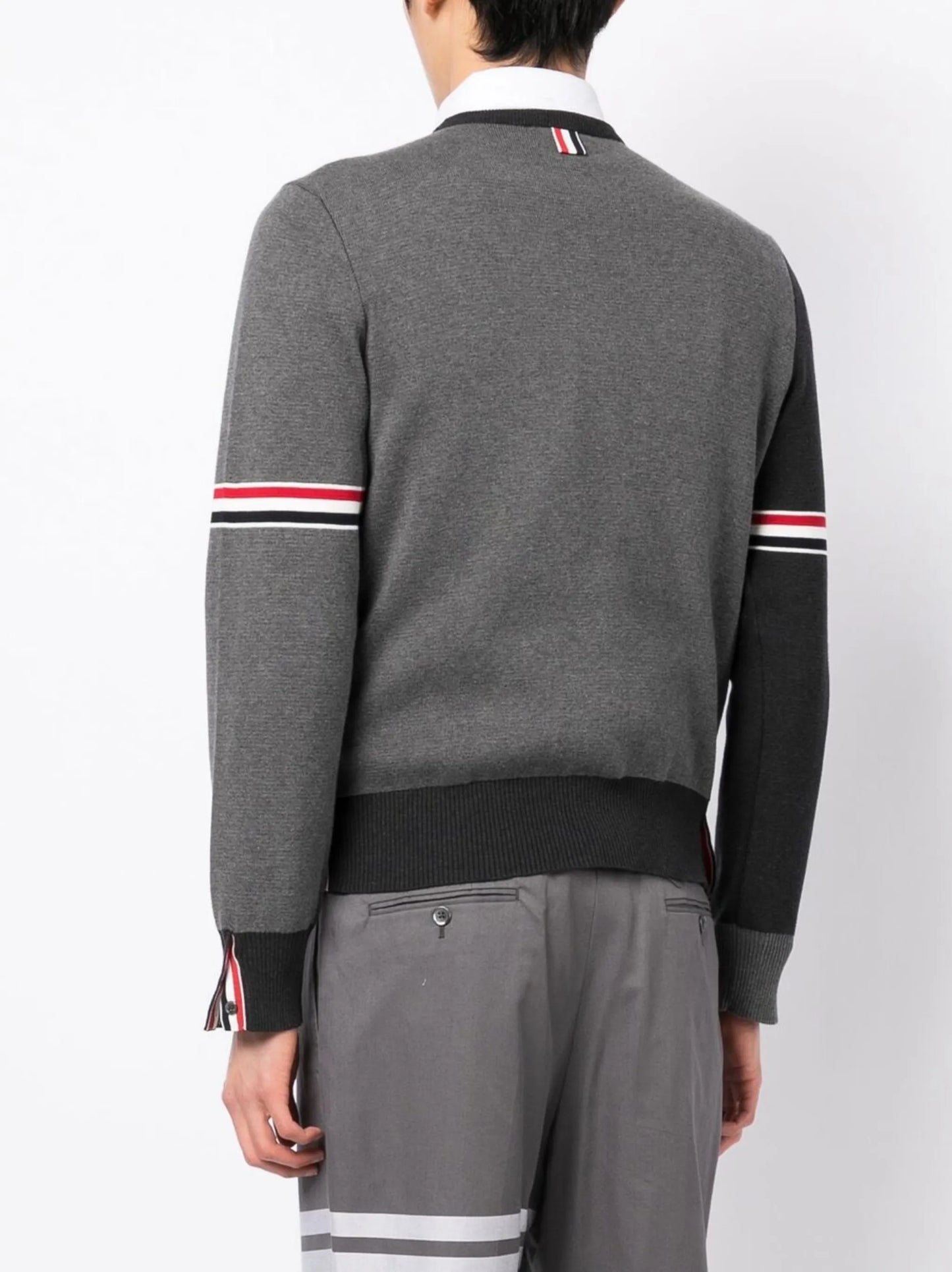 colour-block jumper
