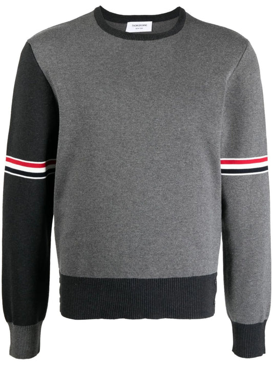 colour-block jumper