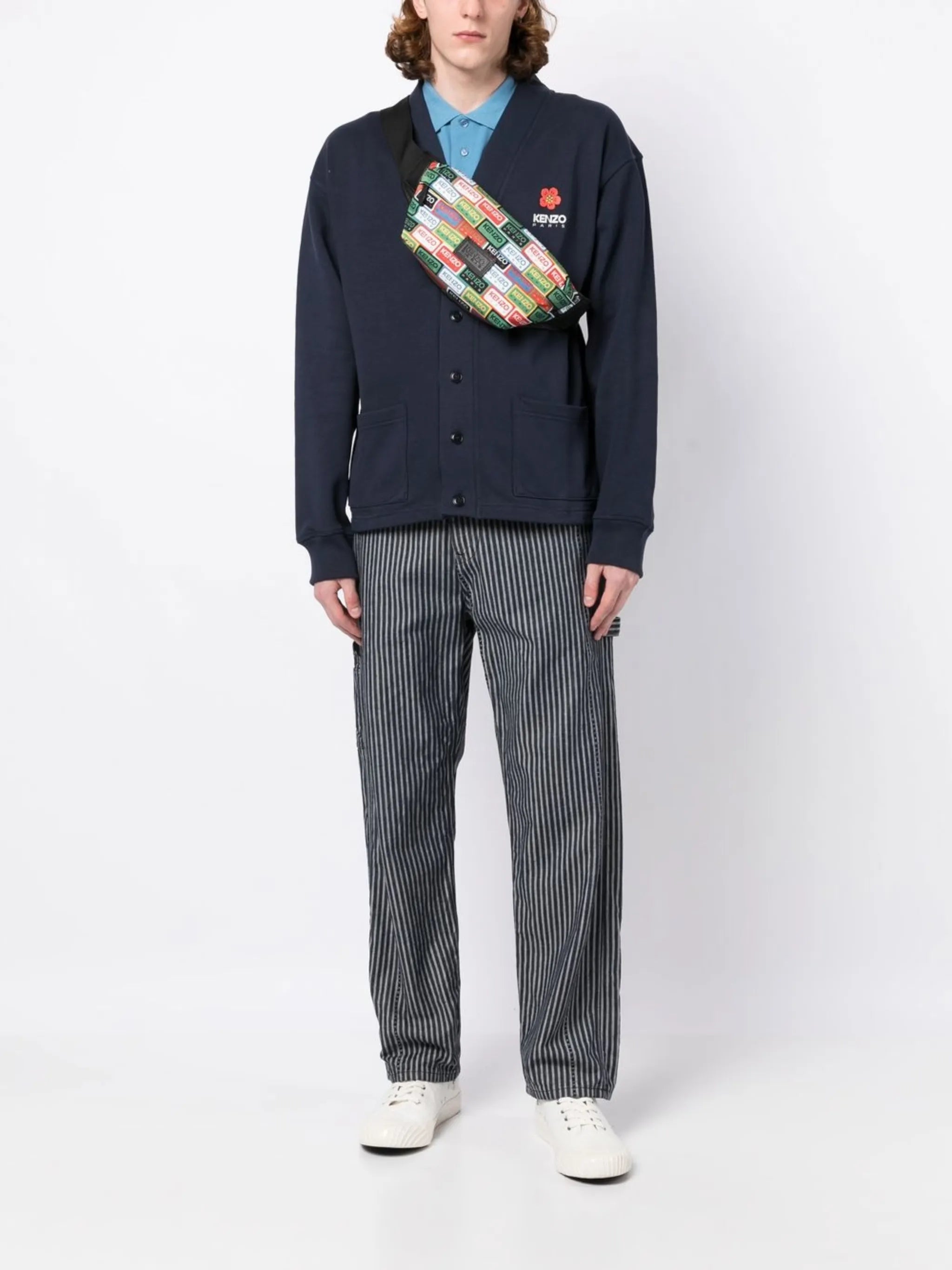 logo-print belt bag
