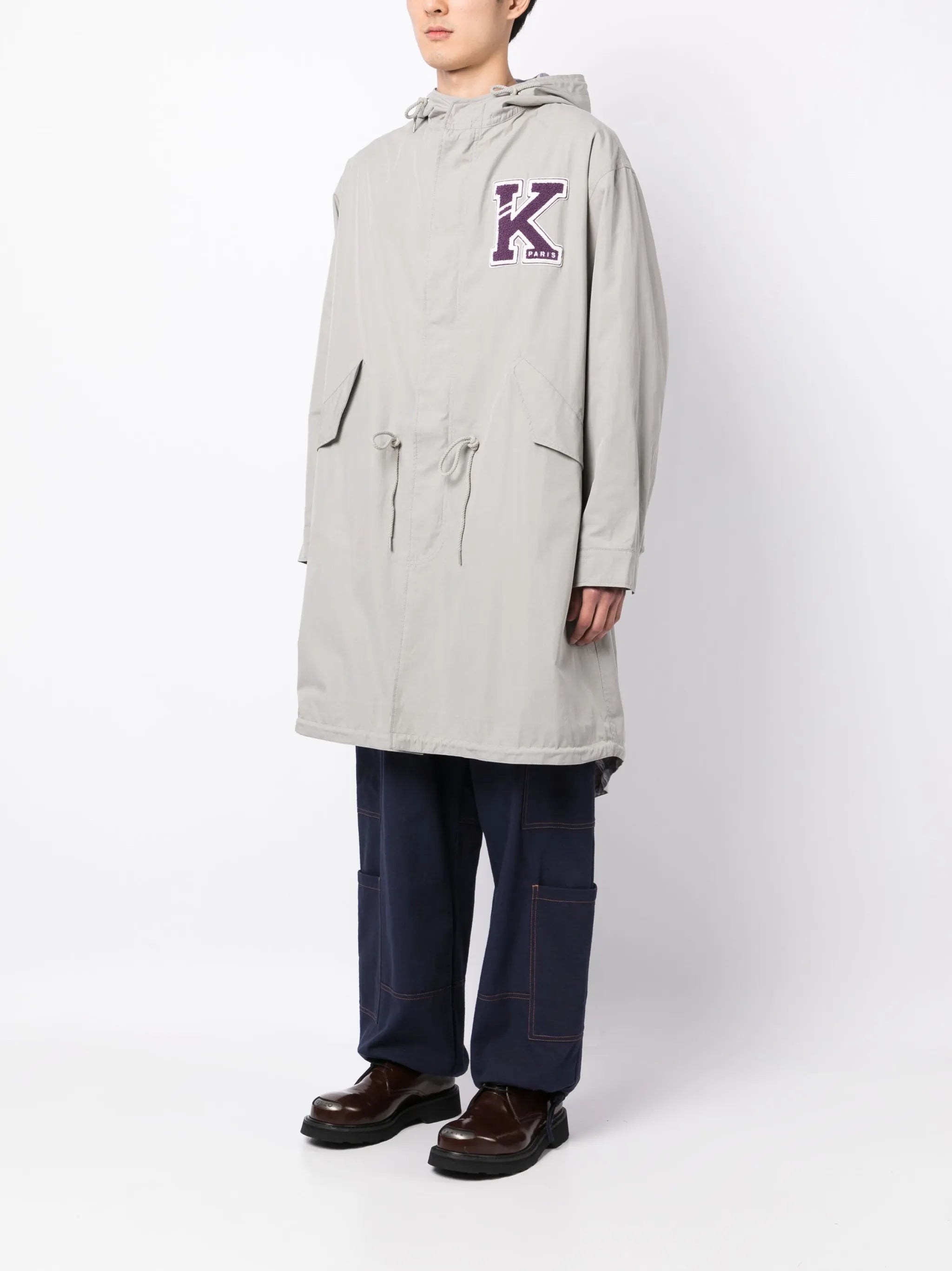 Varsity parka coat