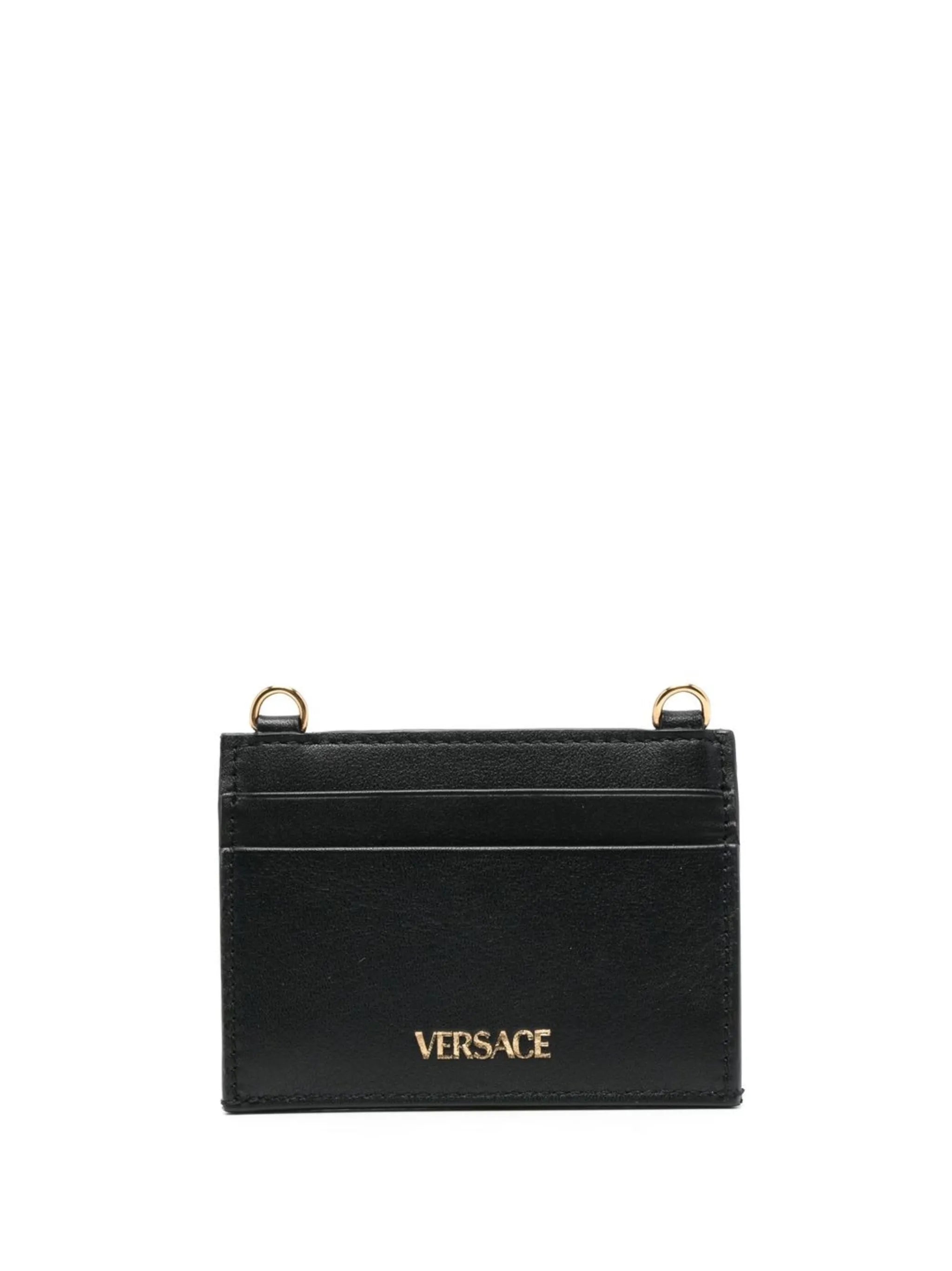 logo crossbody wallet